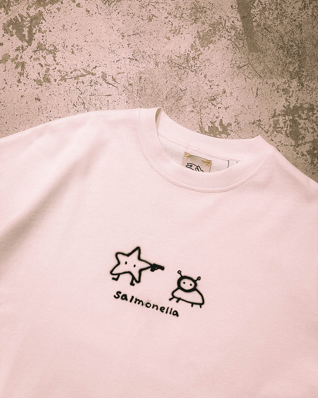 AIRBRUSH TEE SALMONELLA 00ctmn