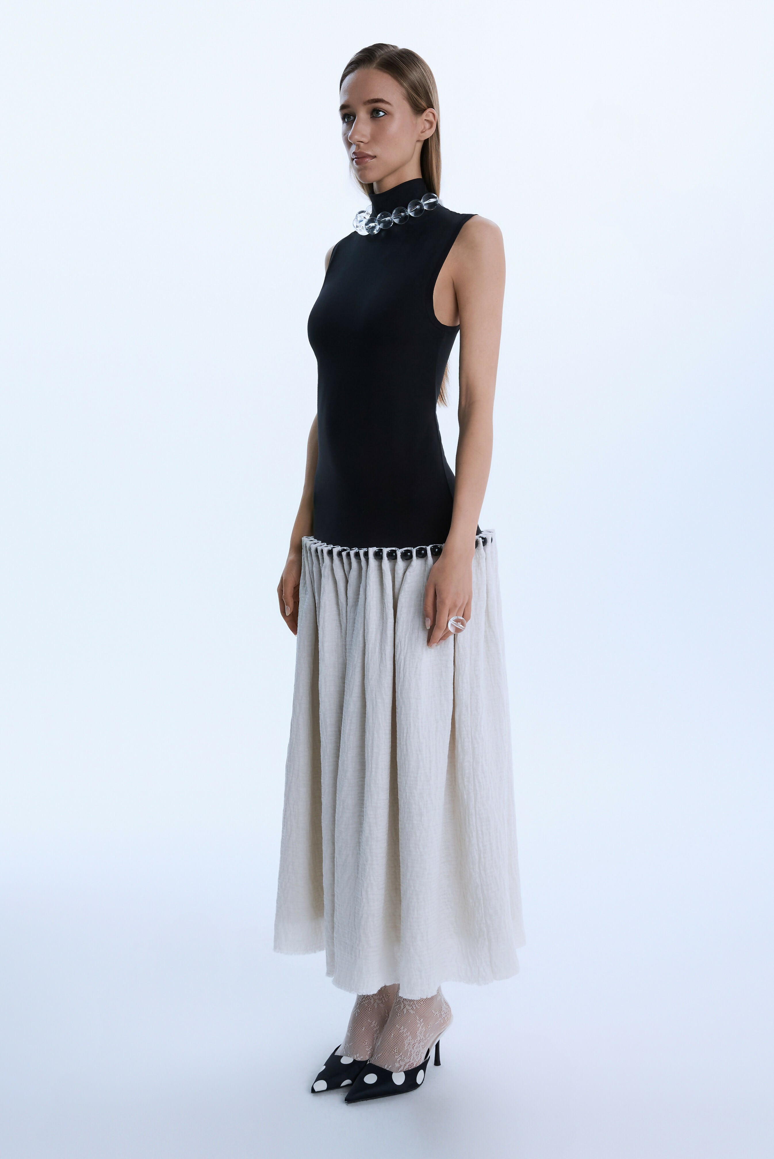 Bead dress / Black Studio Stars