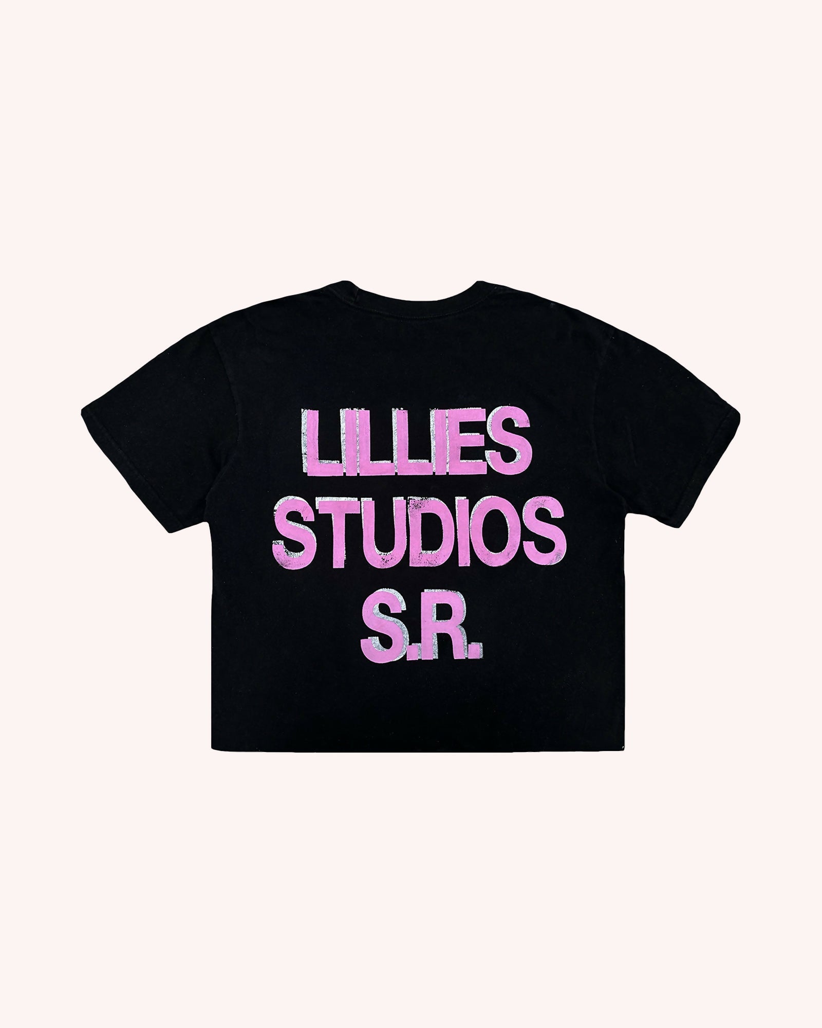 Recycled Vintage Workwear Tee Black Studio Stars