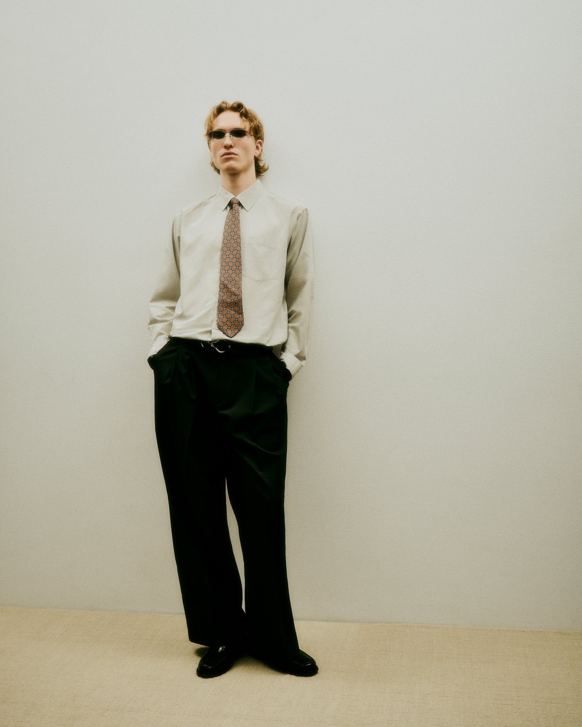 Benno ocean blue sunglasses Vincent Catani