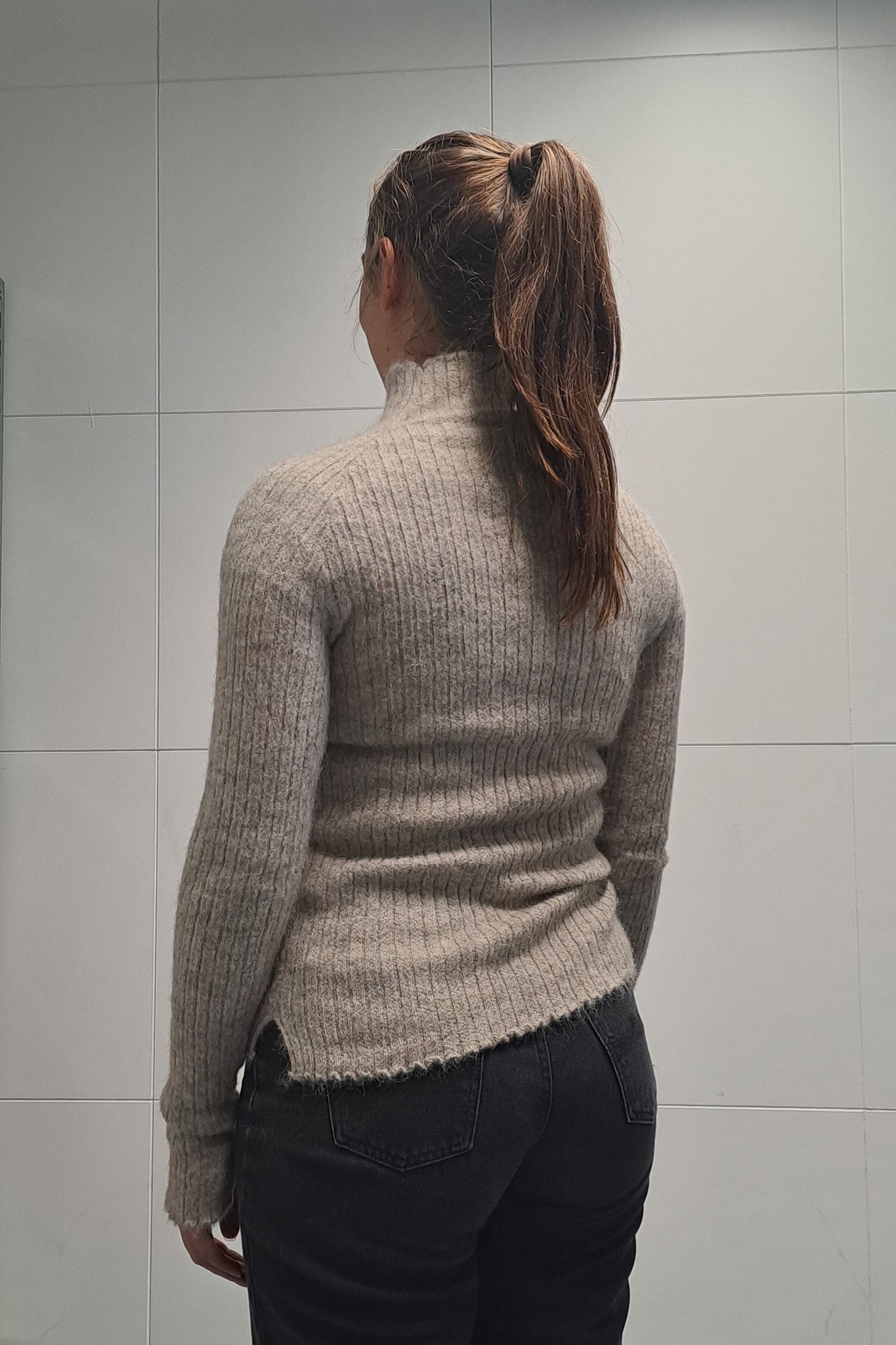 Mohair Jumper - Beige Slagter
