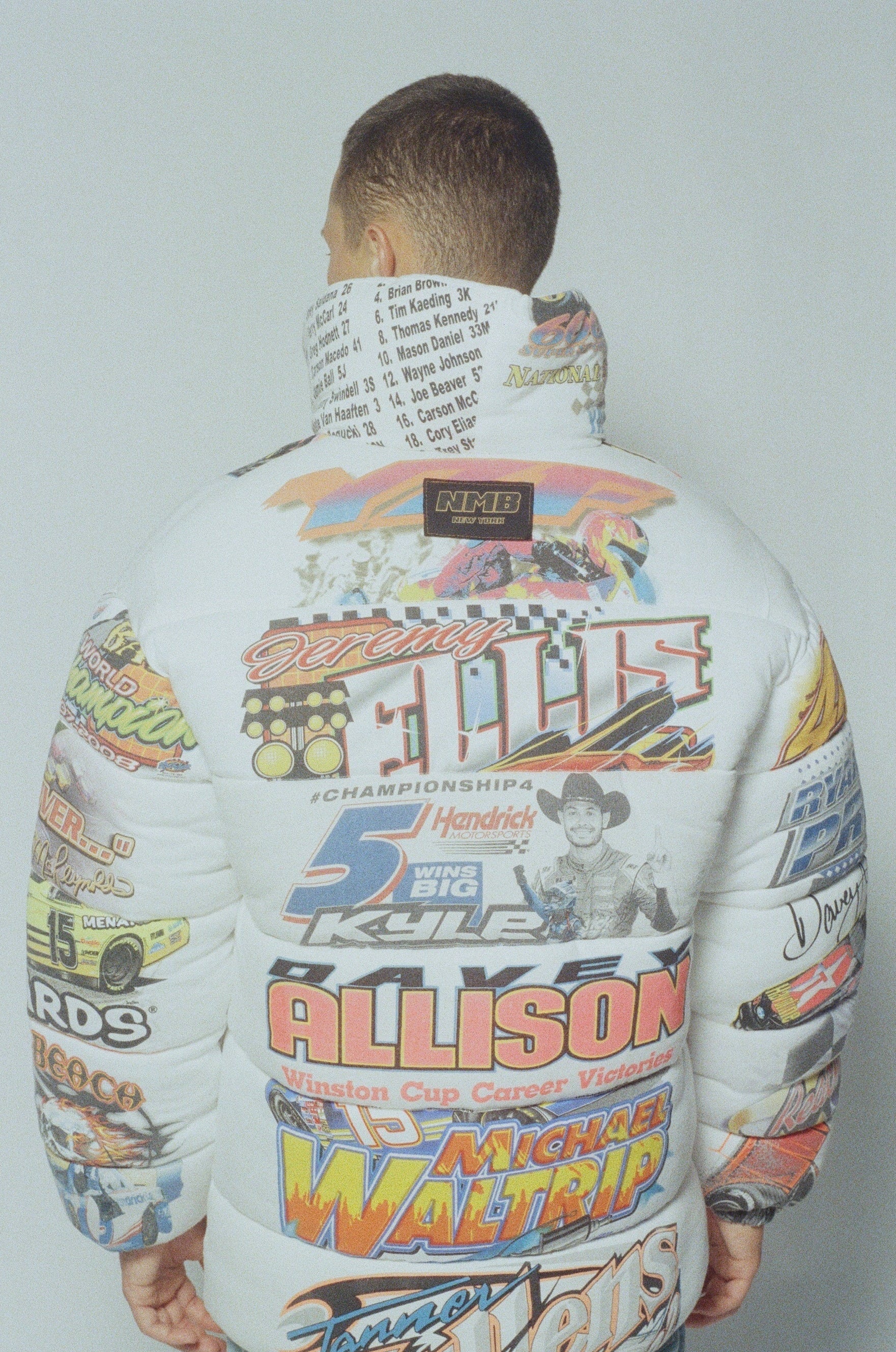 MOTORSPORT Reversible T-shirt Puffer Jacket NMB New York