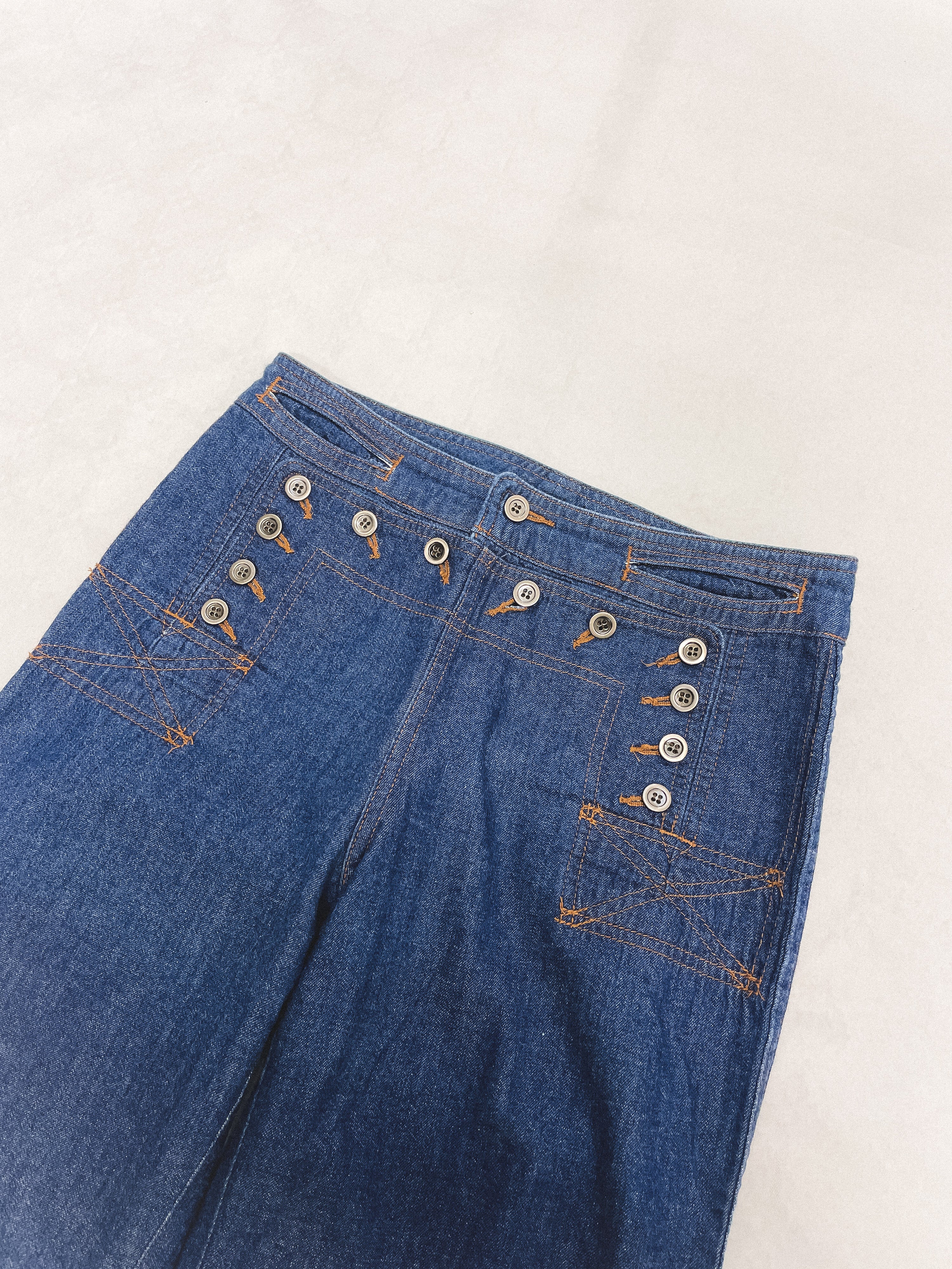 CDG MULTI BUTTON PANTS 2002 Before Midnight Vintage