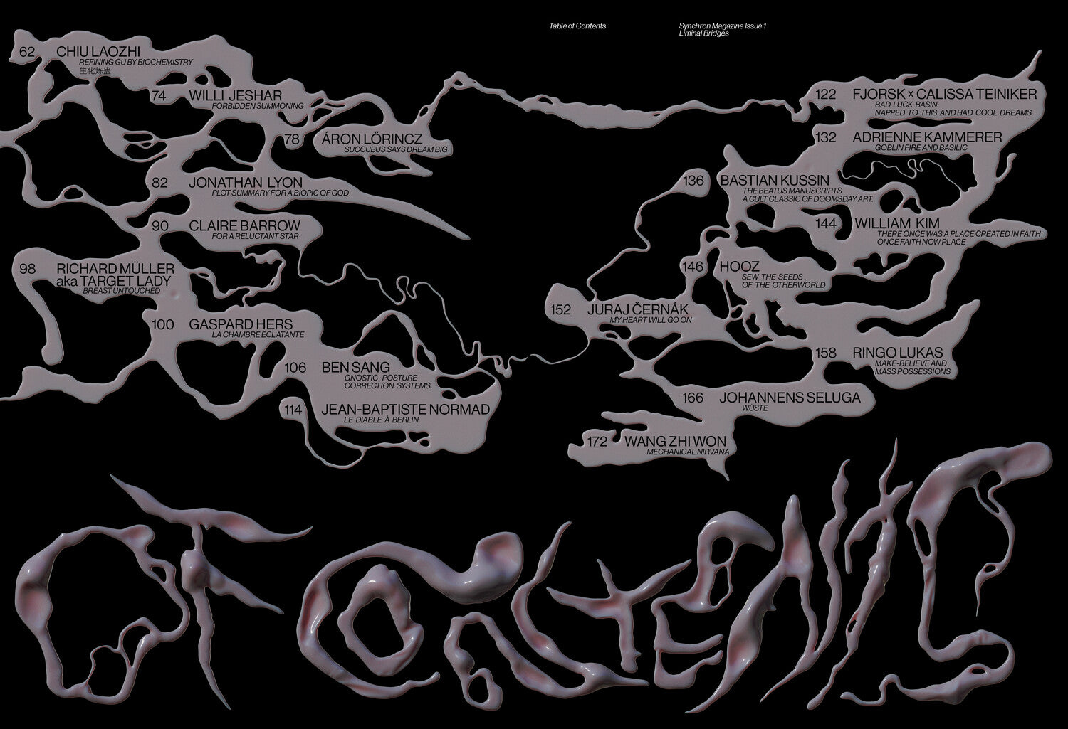 ISSUE ONE - Studio Stars - synchron magazine