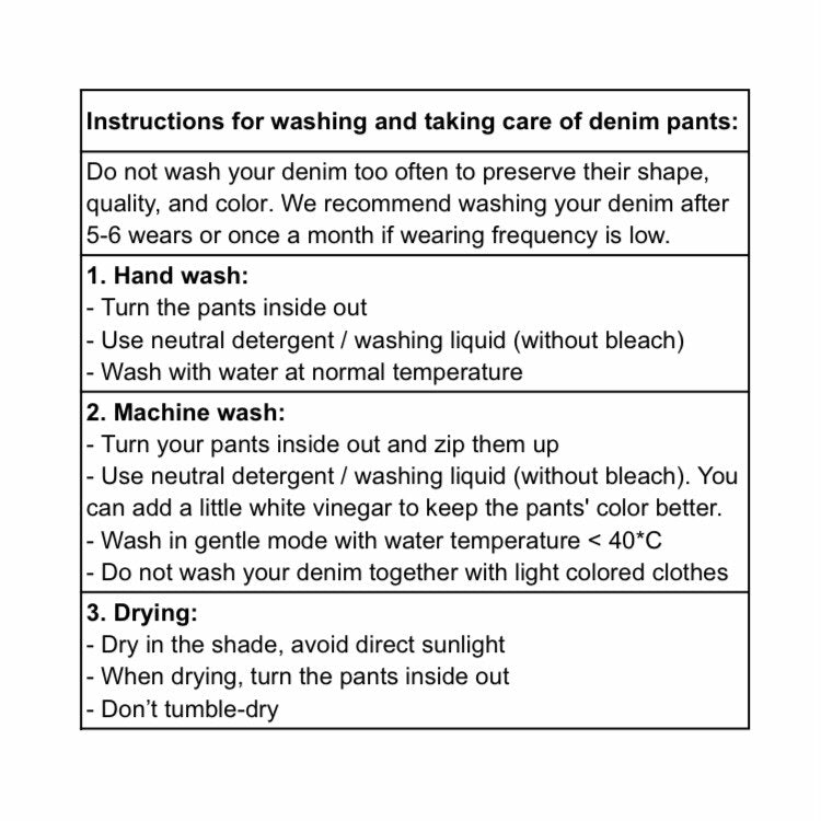 DOUBLE SIDESEAM DENIM PANTS MALE - Studio Stars - khe.hanoi