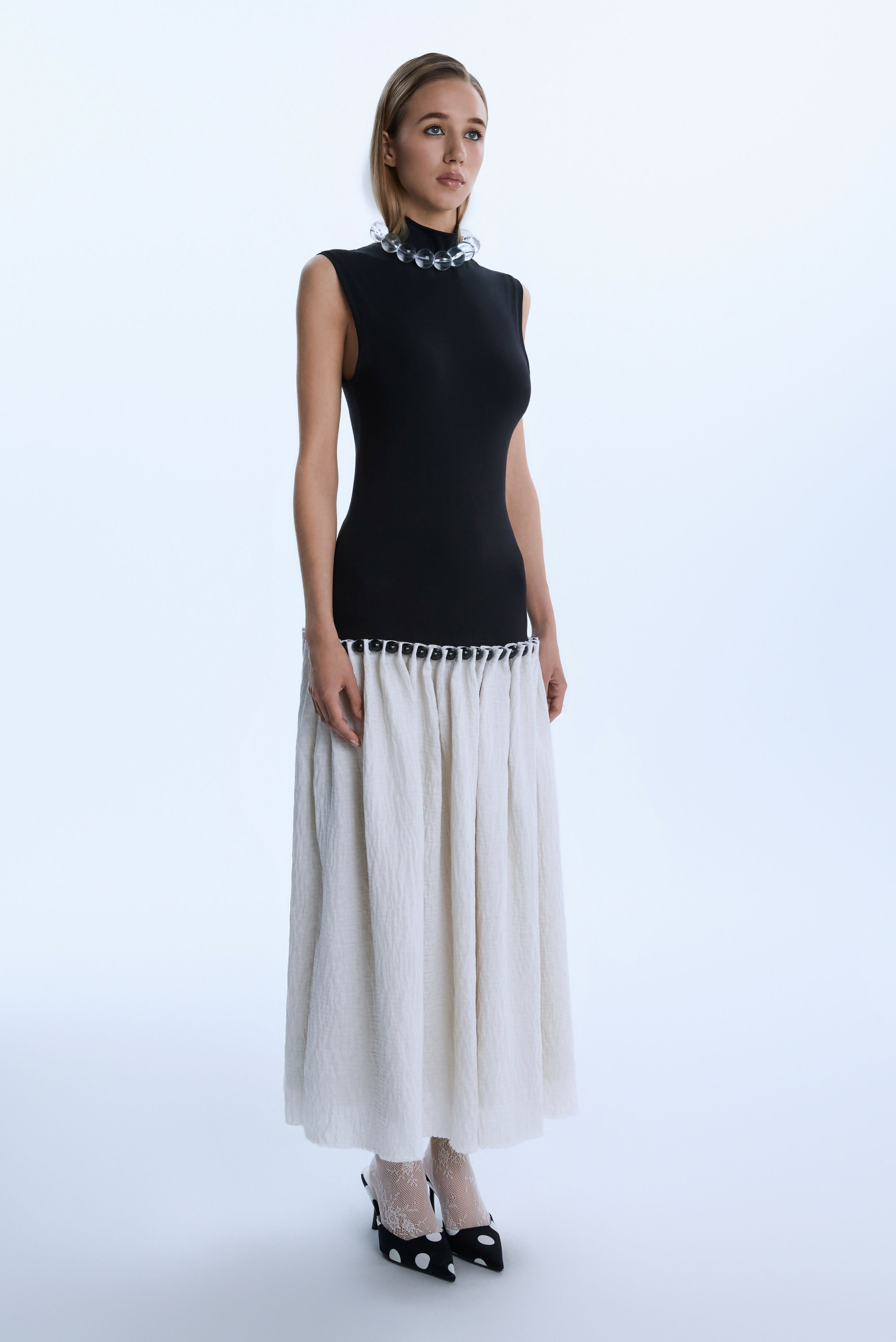 Bead dress / Black Studio Stars