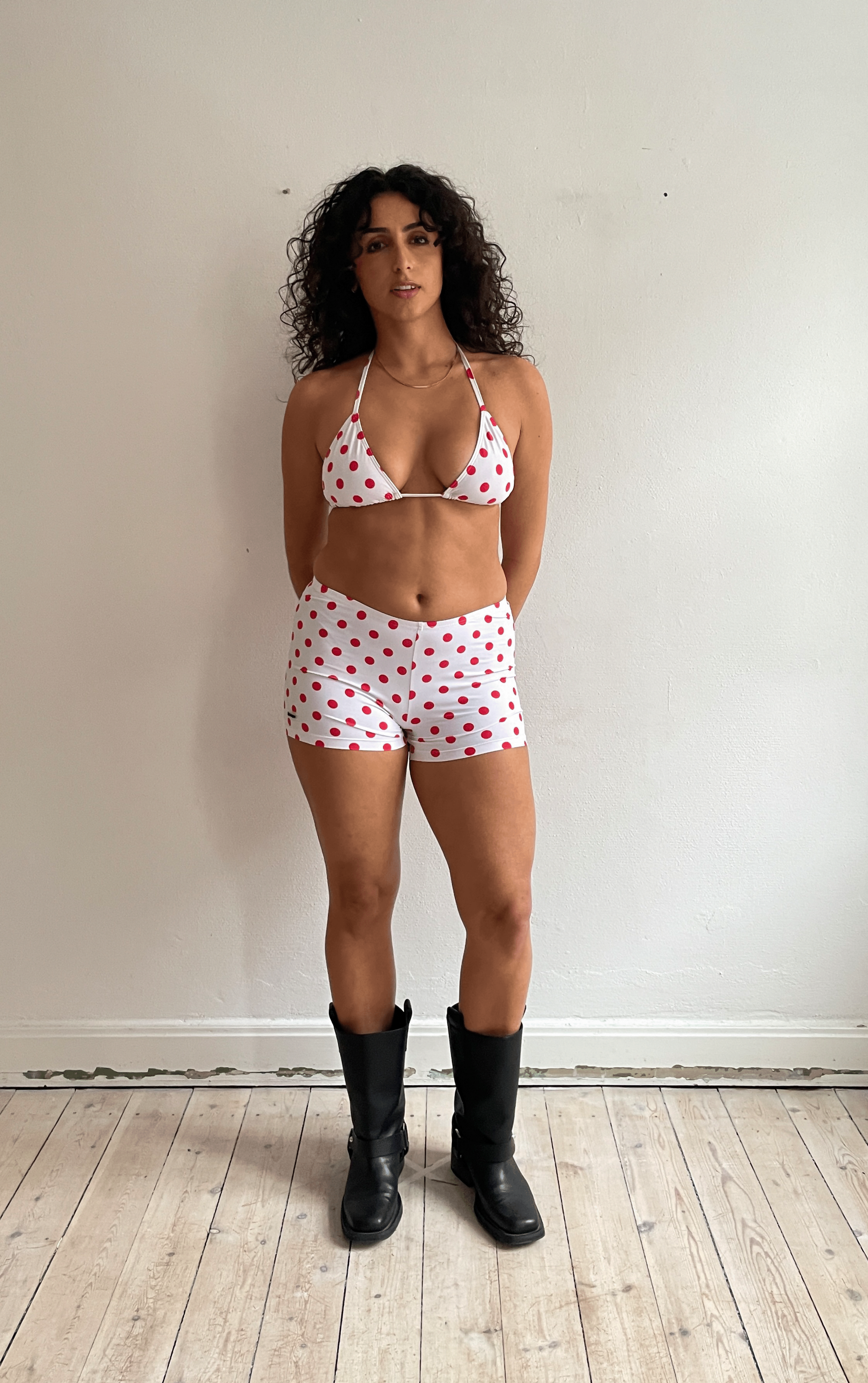 Polka Dot Mini Shorts Studio Stars