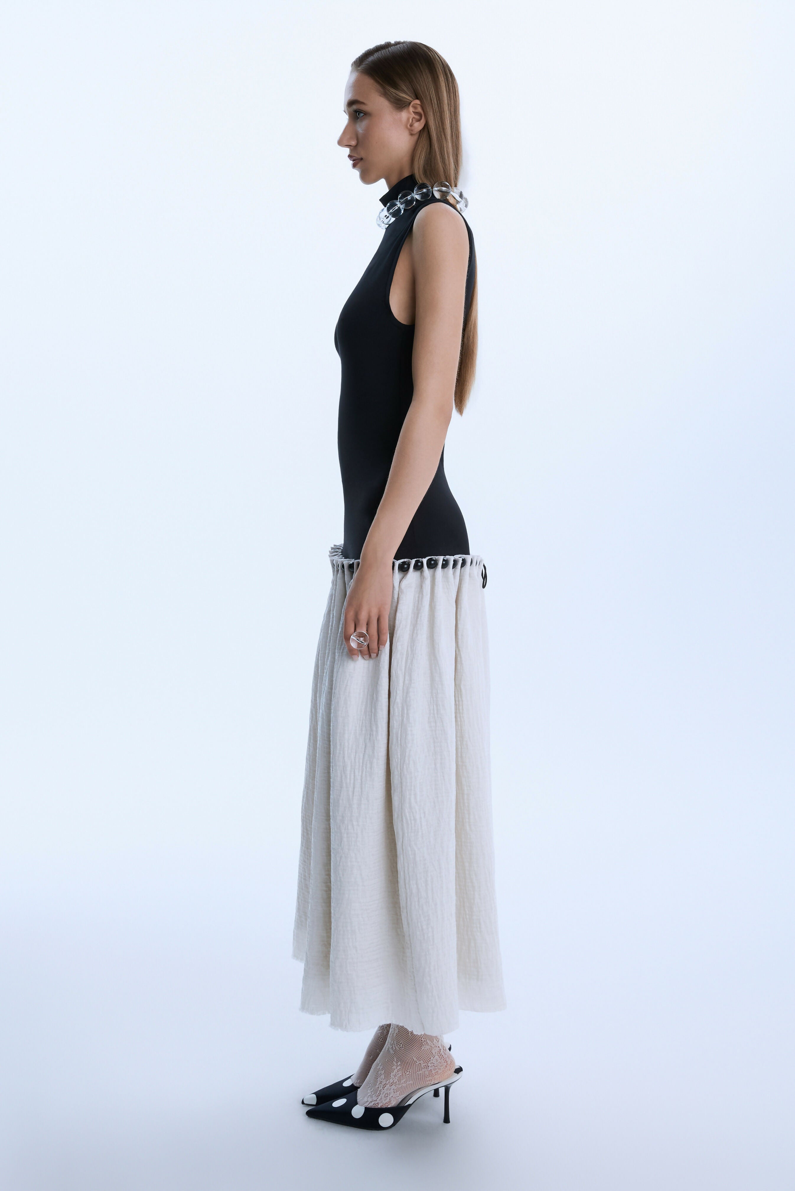 Bead dress / Black Studio Stars