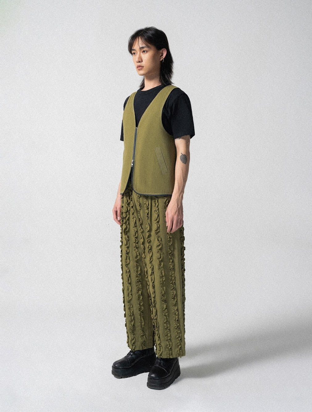 TOTE VEST DENIM & OLIVE (Copy) Khe.hanoi