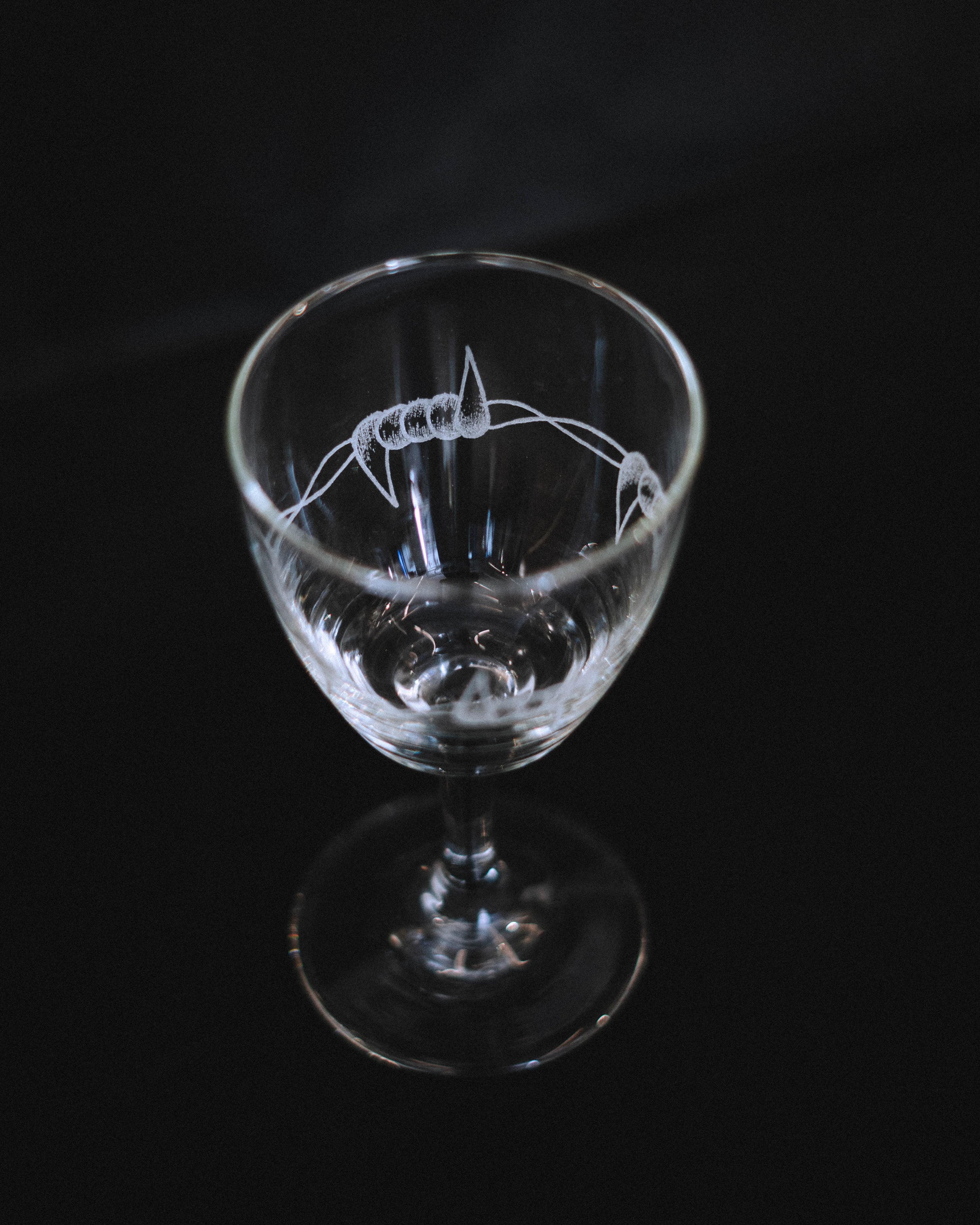 ENGRAVED WINE GLASSES Lysdal