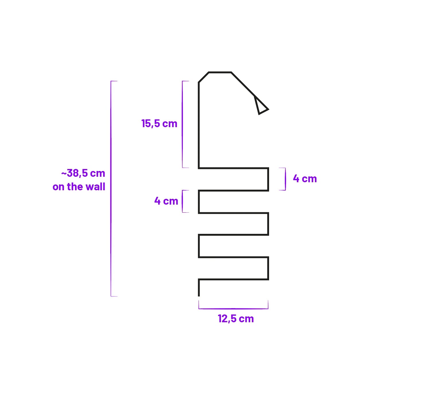 ALUMINIUM VÆG LAMPE
