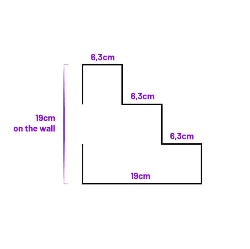 ALUMINIUM STAIR SHELF - Studio Stars - ok.vmh