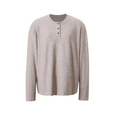Long Sleeve Henley Knit Studio Stars