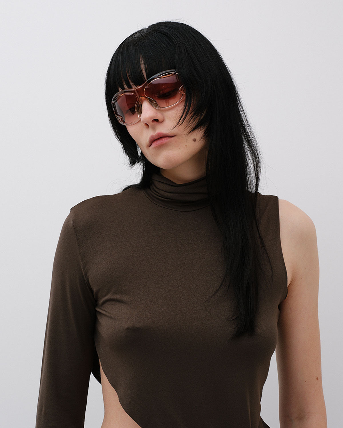 006-C-35 MÓ Evade Derien Brown Glasses Studio Stars