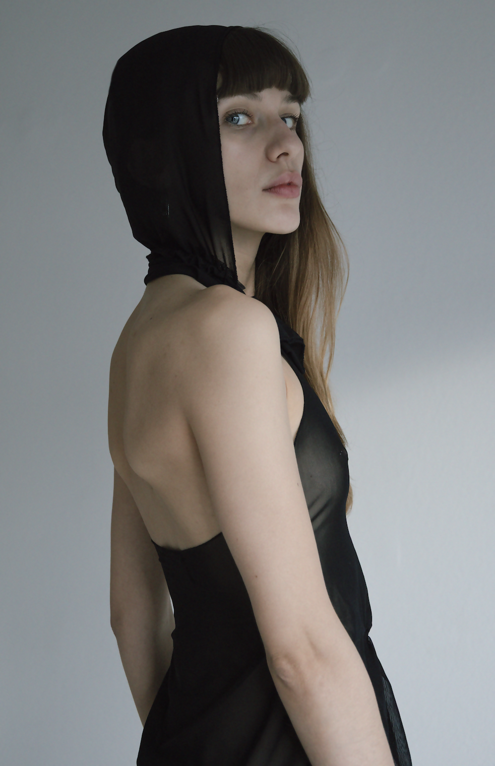 Halter neck top with hood Studio Stars
