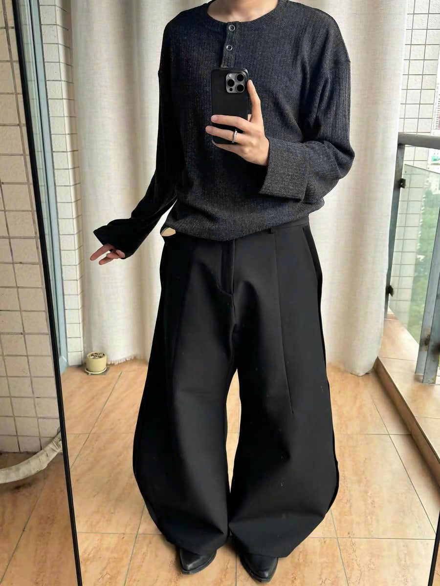 Long Sleeve Henley Knit Studio Stars