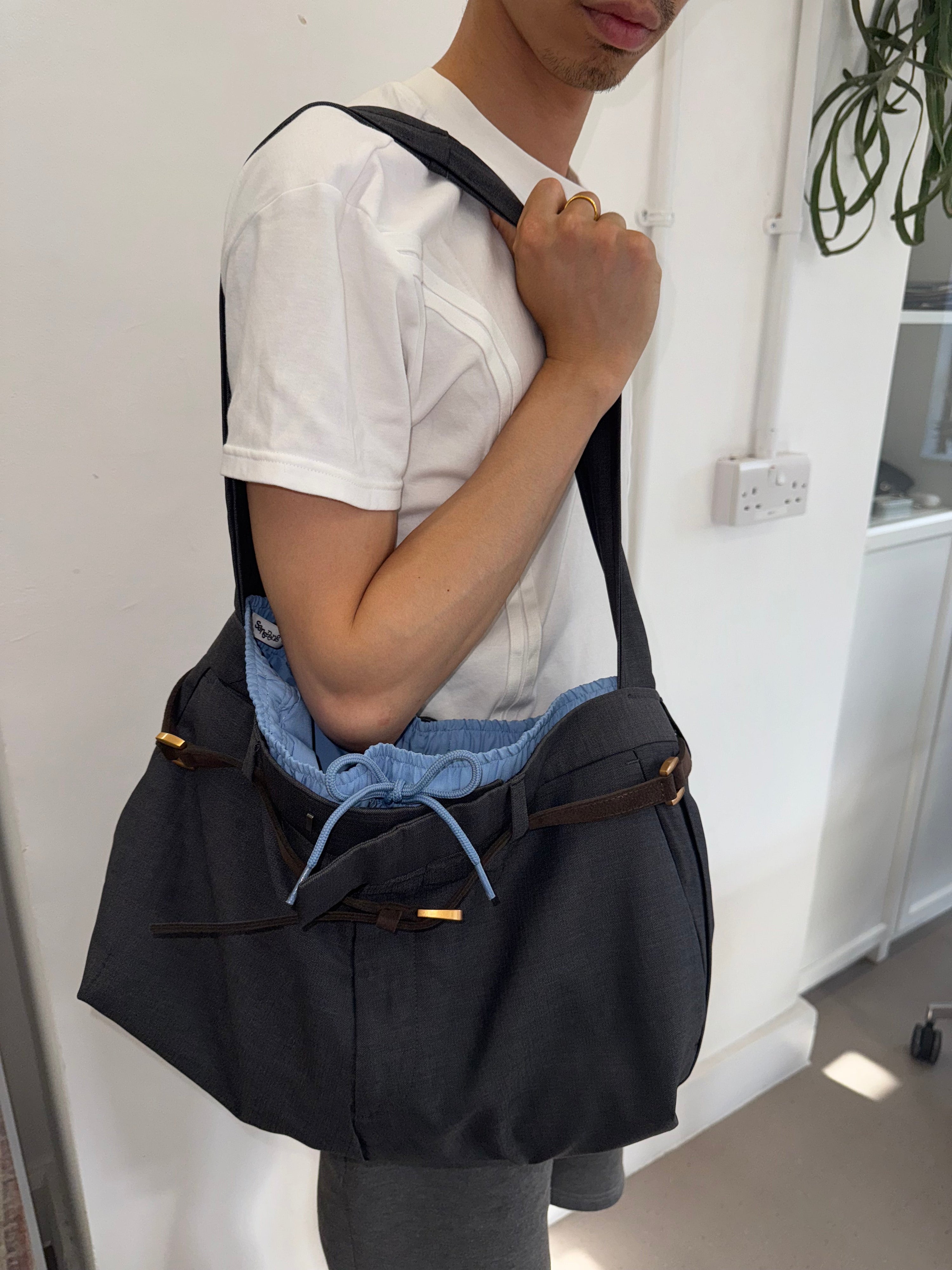 Upcy Trouser Bag (Grey-Blue) Studio Stars