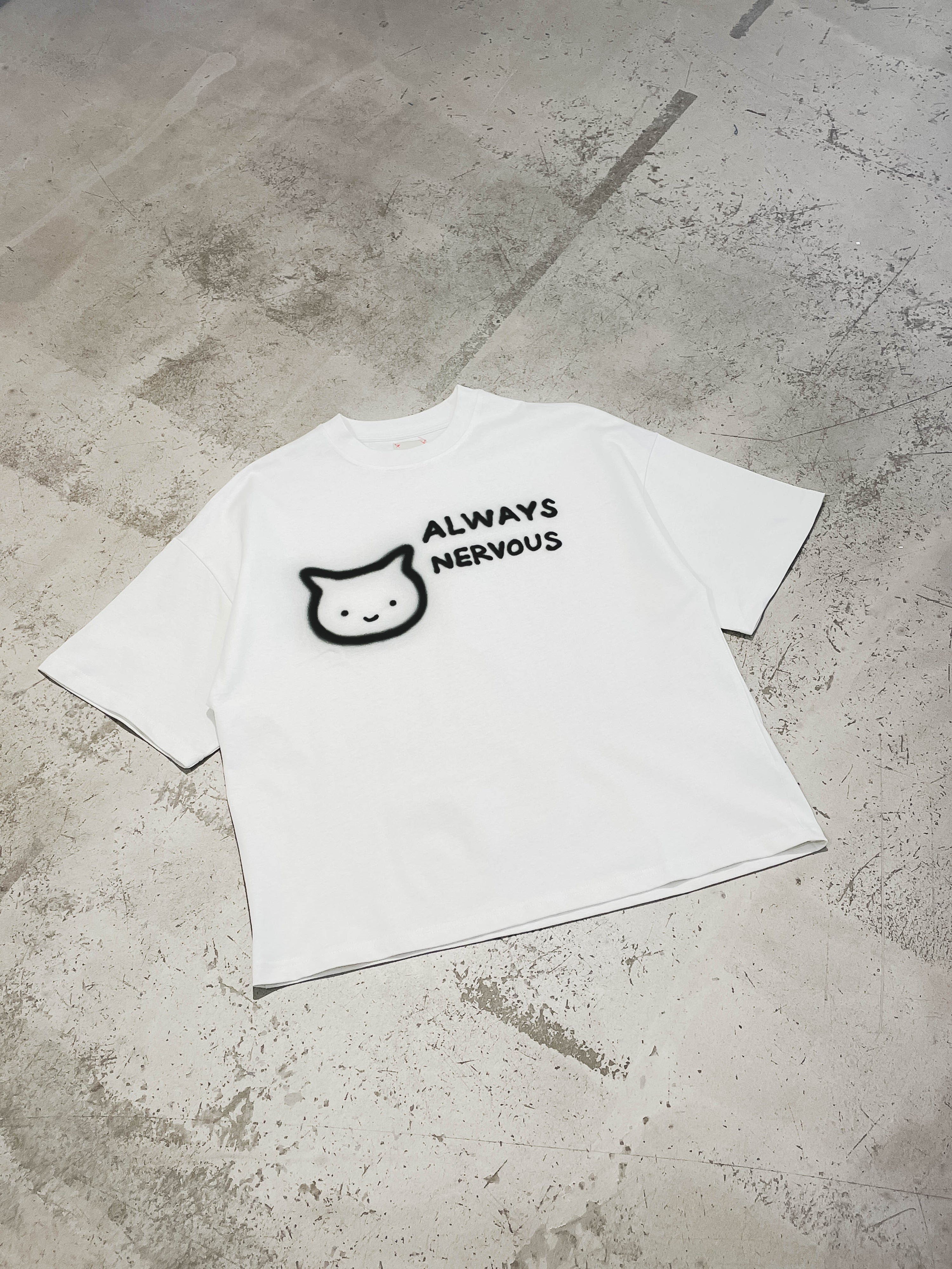 AIRBRUSH TEE NERVOUS 00ctmn