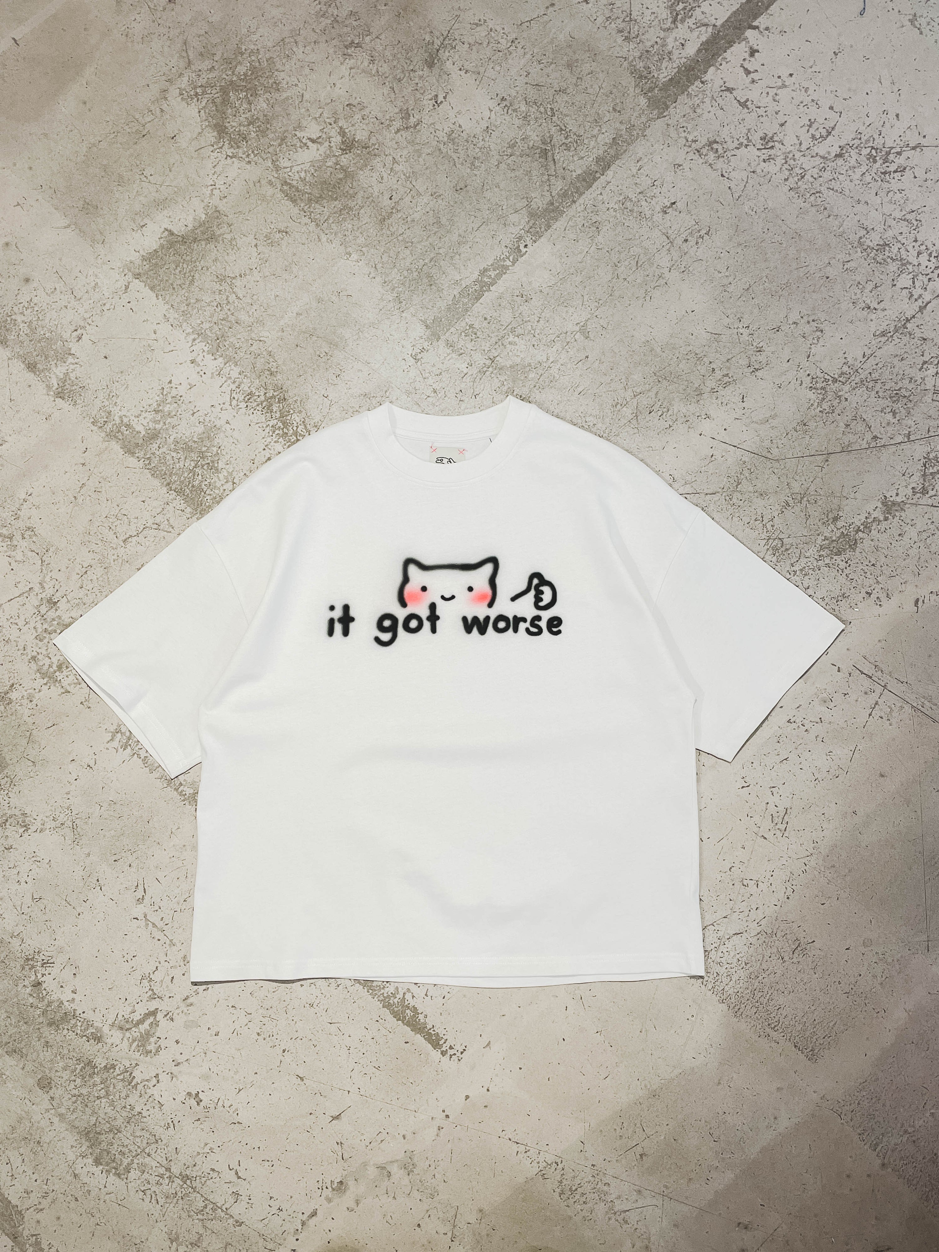 AIRBRUSH TEE IT GOT WORSE 00ctmn