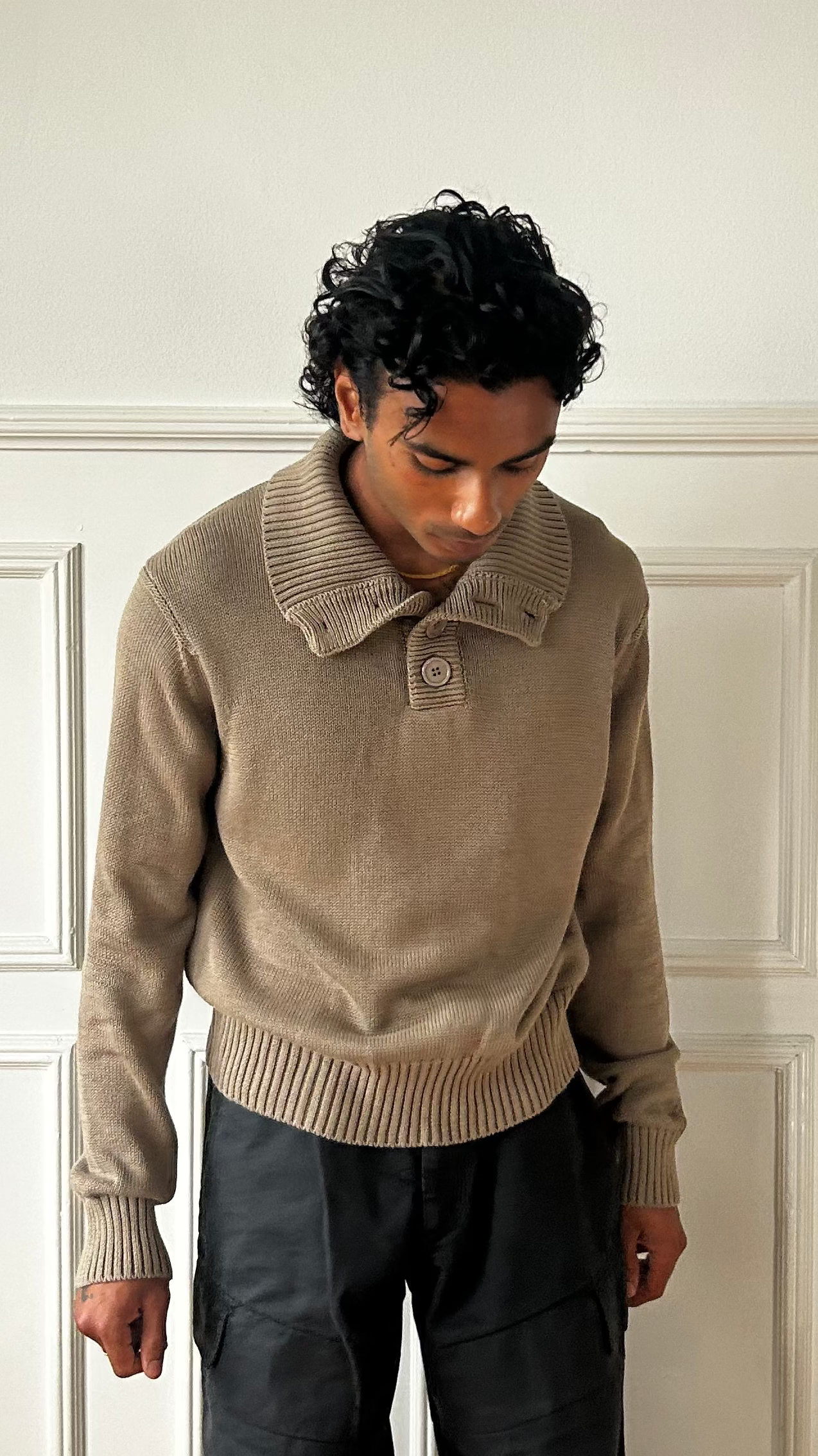 Bobby sweater taupe Uniform.
