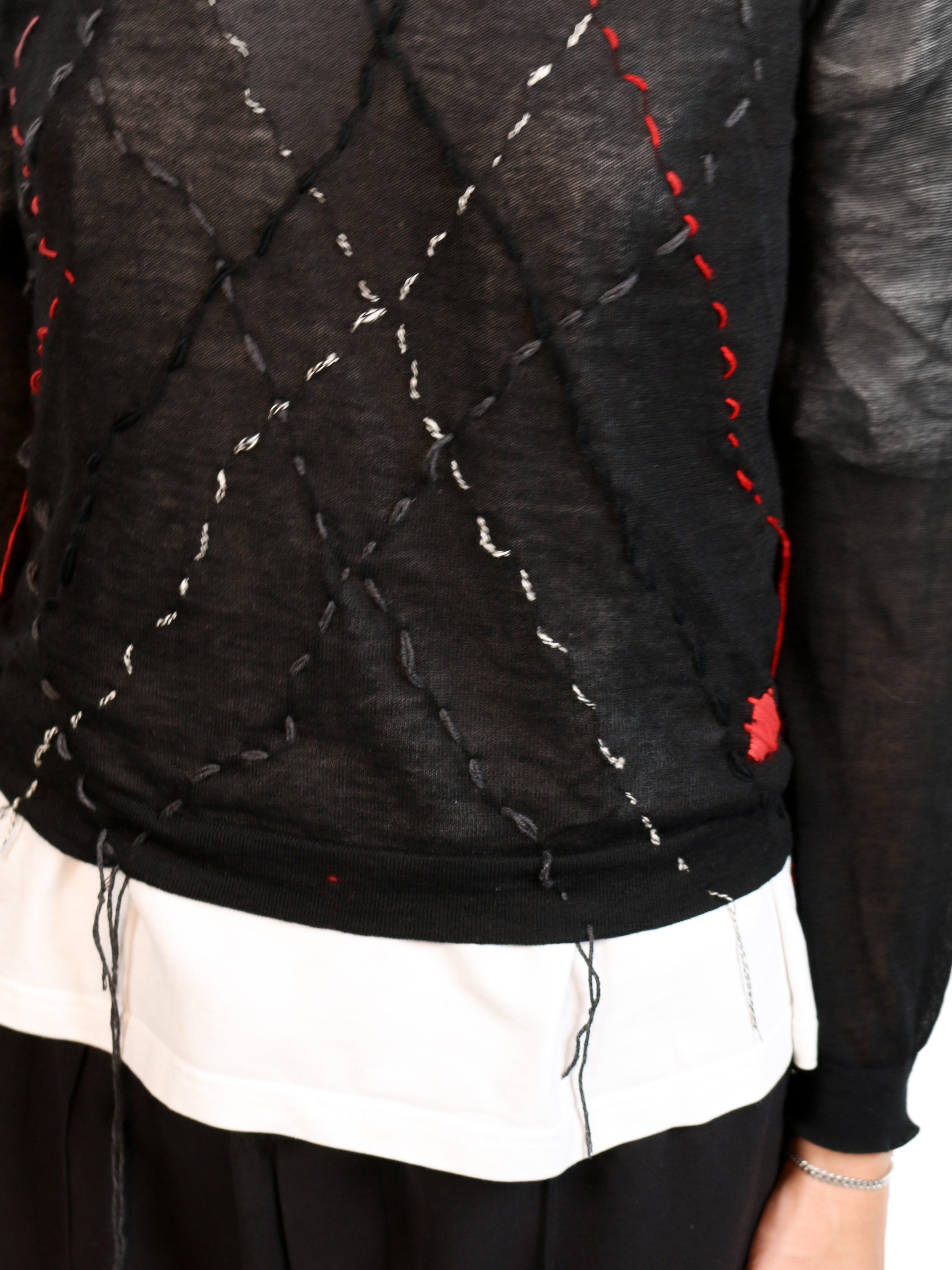 BLACK KNIT Studio Stars