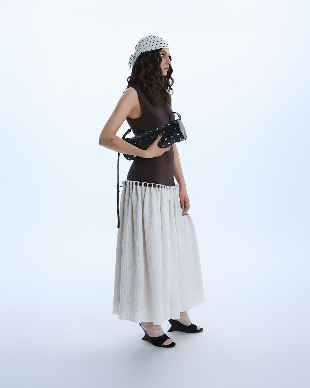 Bead dress / Brown Liepa Aliukaite