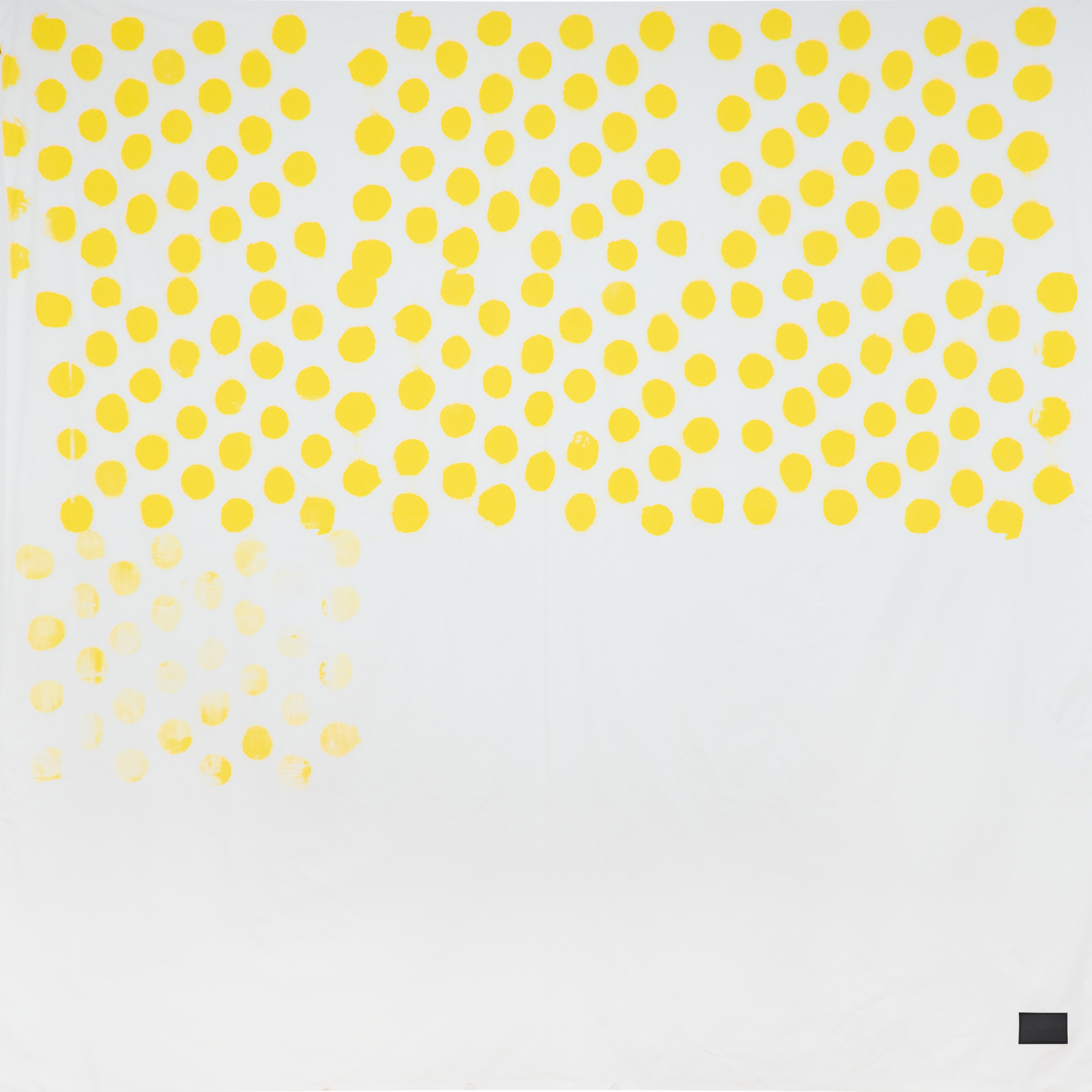 White / Yellow Polka Duvet Studio Stars