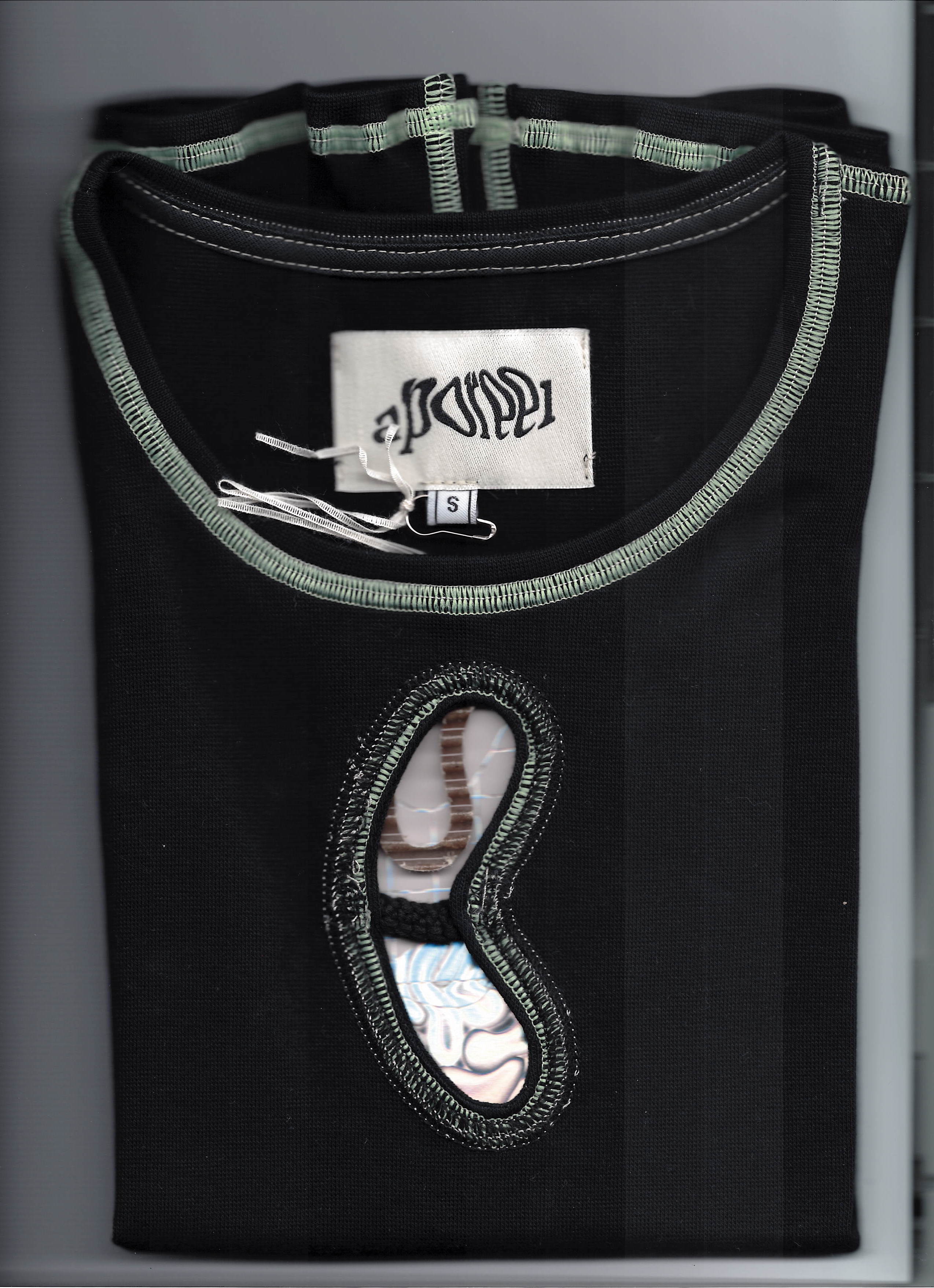 ORNAME top black green Aporeei