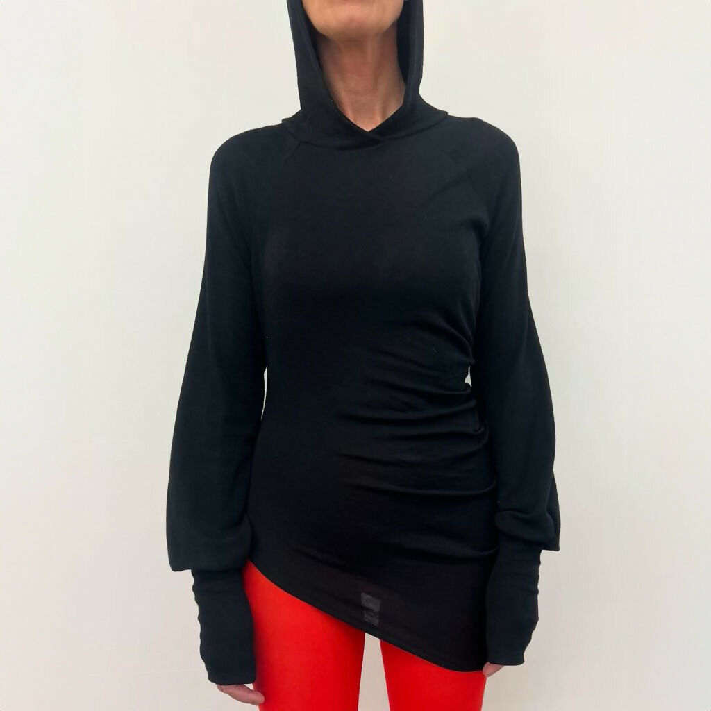 No1 WOOL HOODIE (BLACK) SABOT