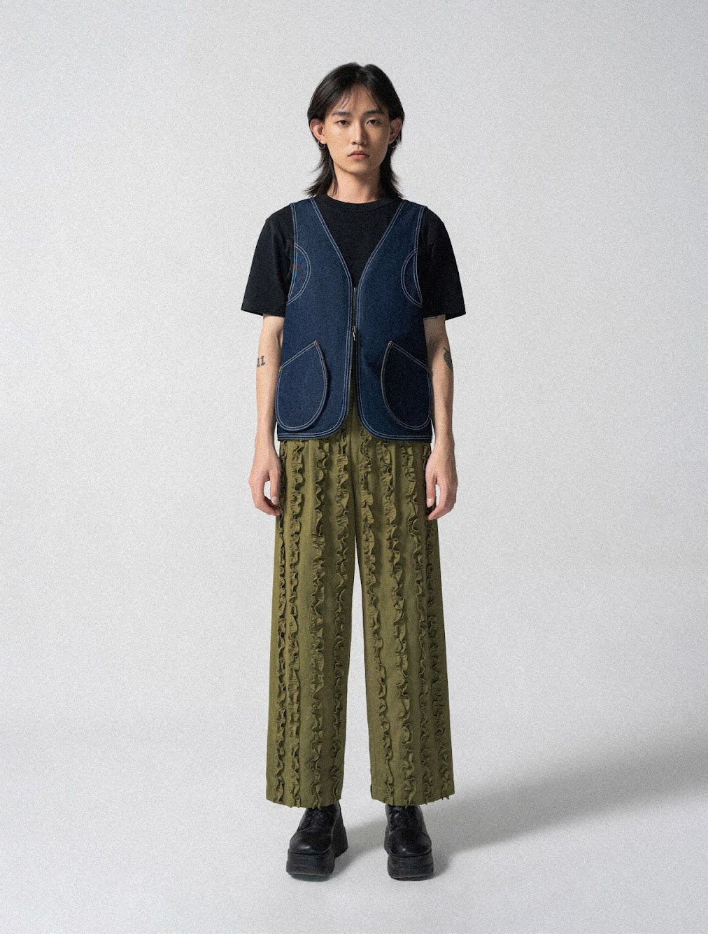 FERN PANTS OLIVE - Studio Stars - khe.hanoi