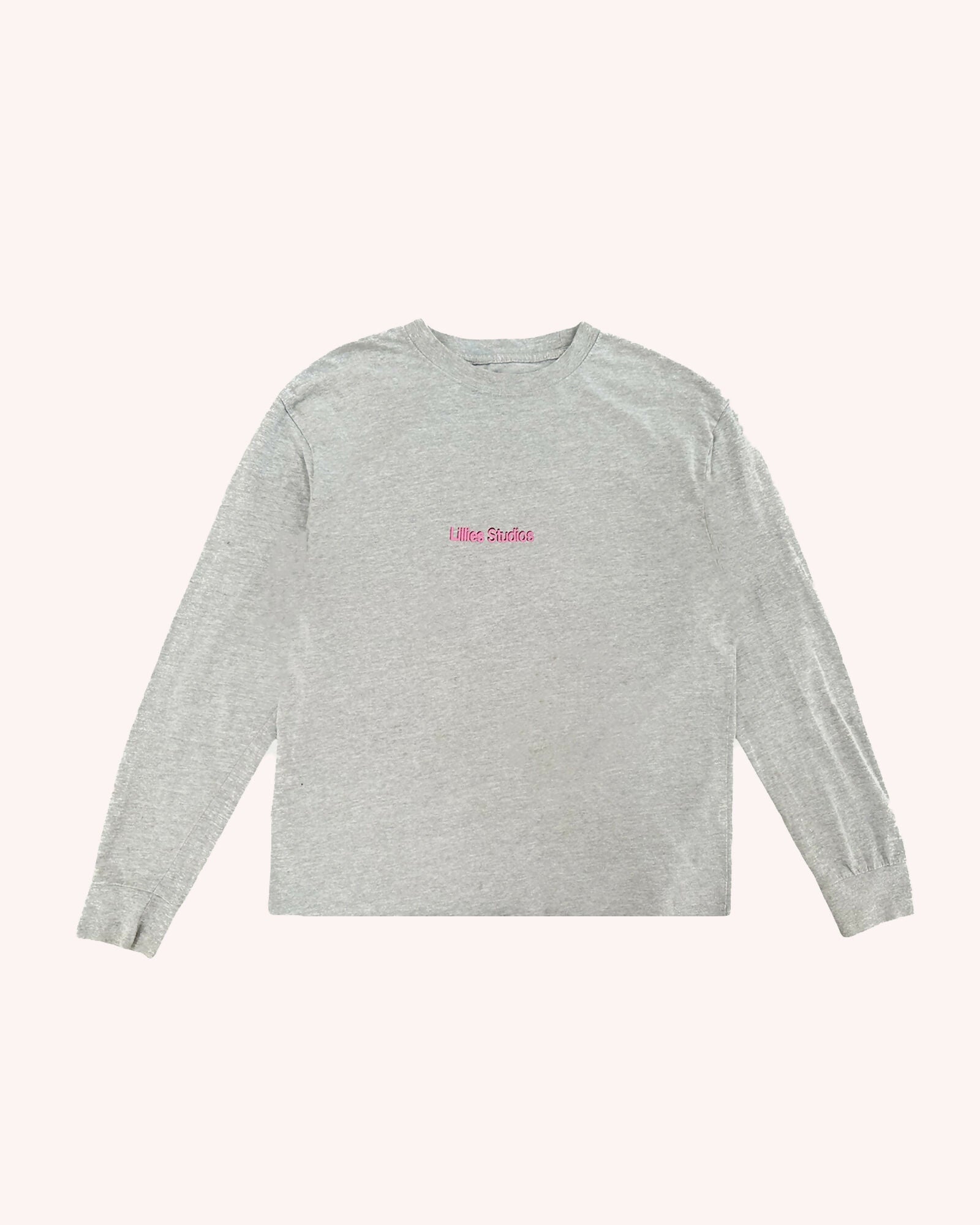 Long Sleeve Recycled Vintage Workwear Tee Black Studio Stars