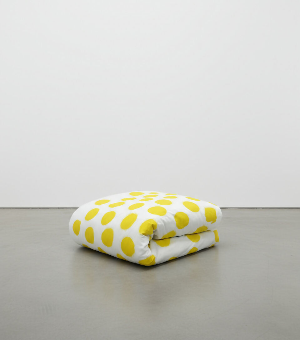 White / Yellow Polka Duvet Studio Stars