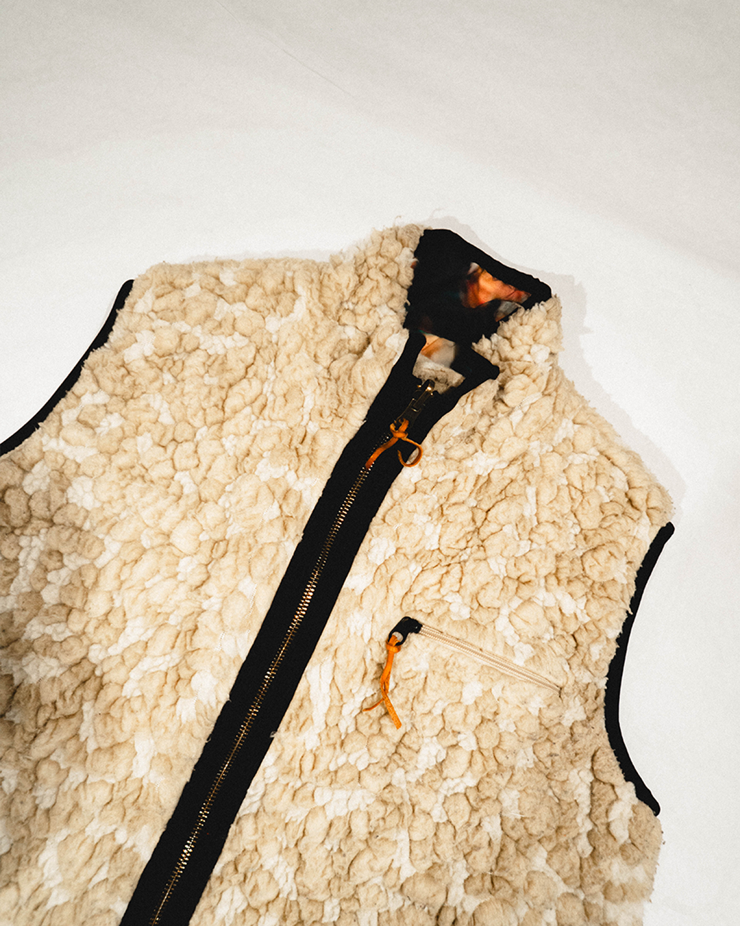 KAPITAL REVERSIBLE VEST Before Midnight Vintage