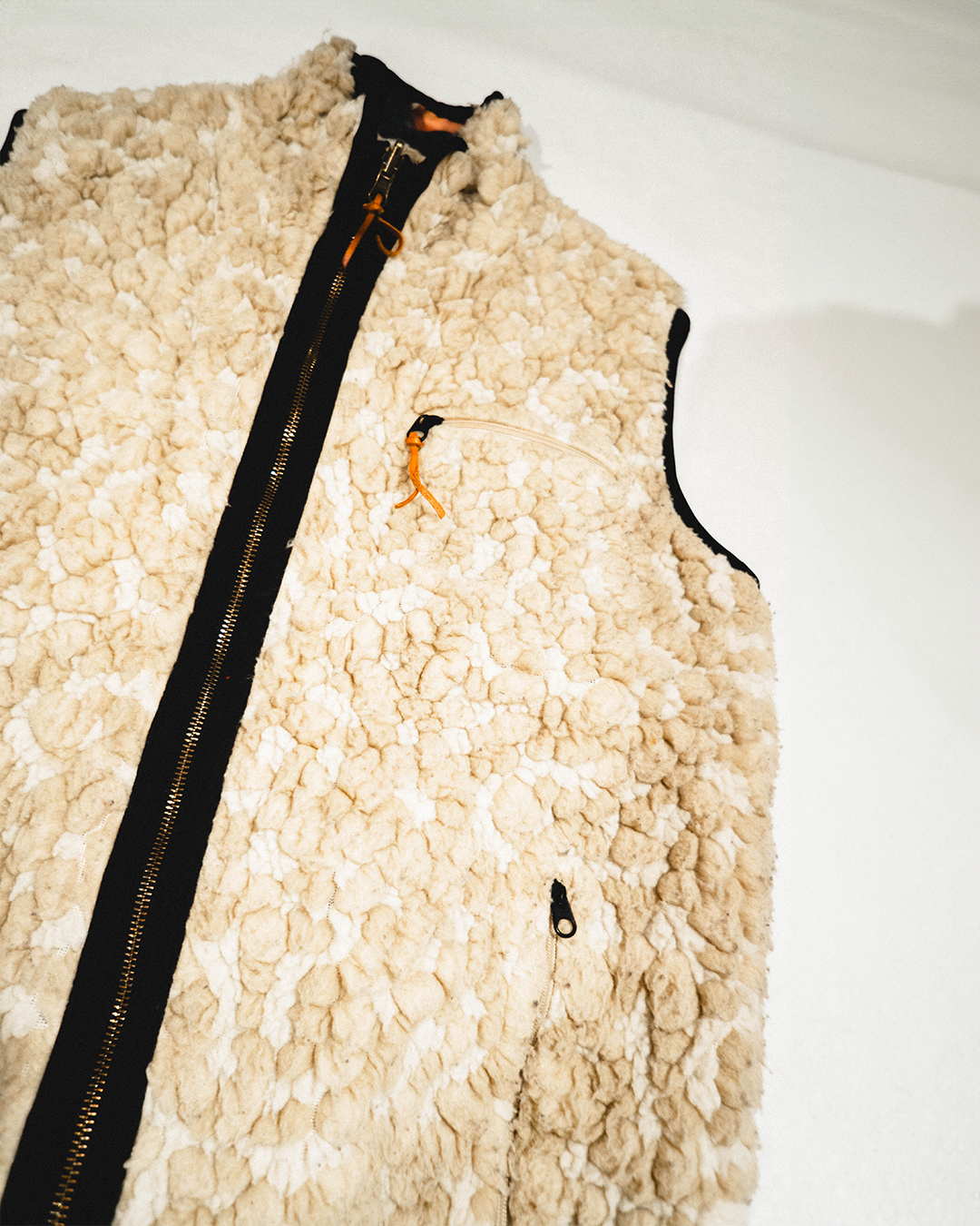 KAPITAL REVERSIBLE VEST Before Midnight Vintage