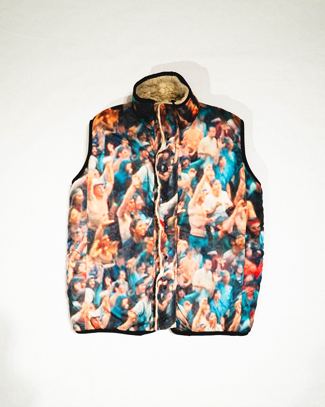 KAPITAL REVERSIBLE VEST Before Midnight Vintage