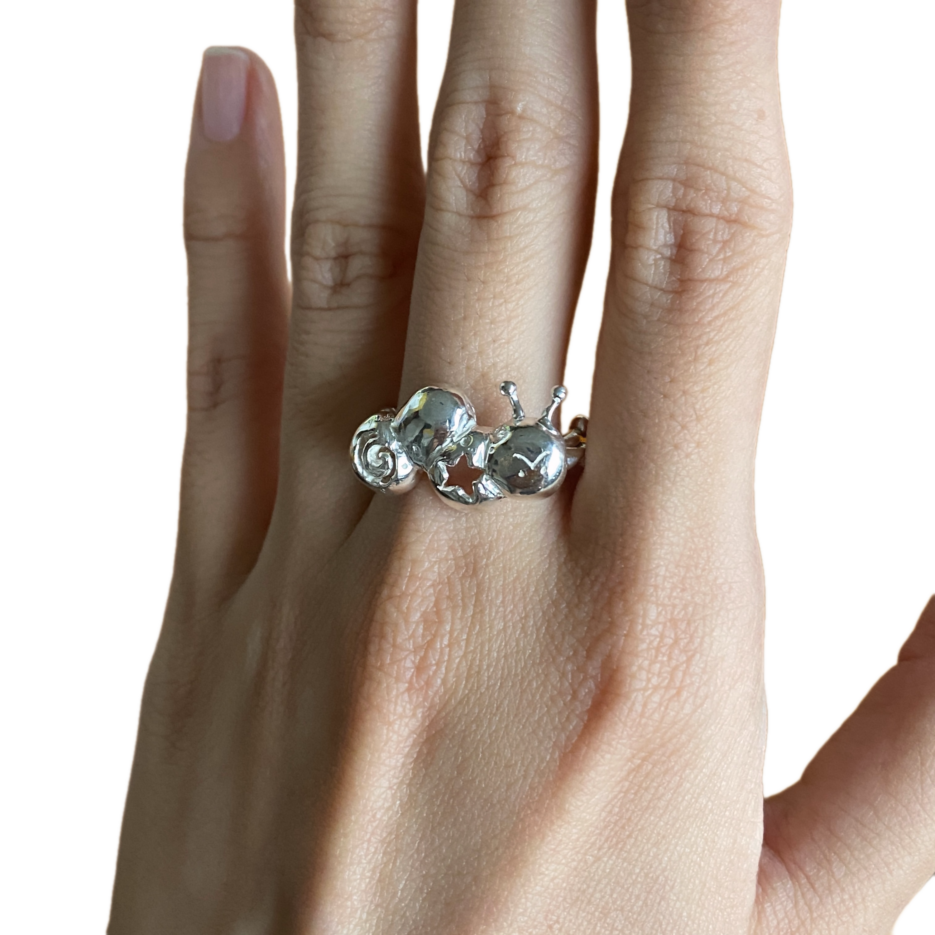 Angry Caterpillar Ring Studio Stars