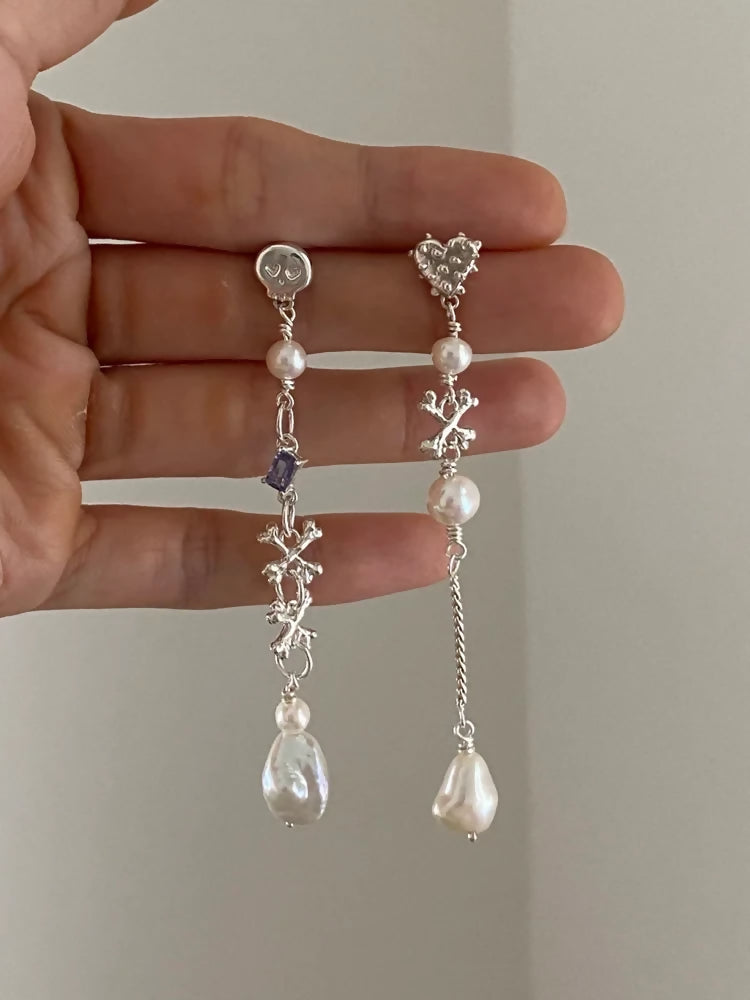 Violet Skull Earrings Studio Stars