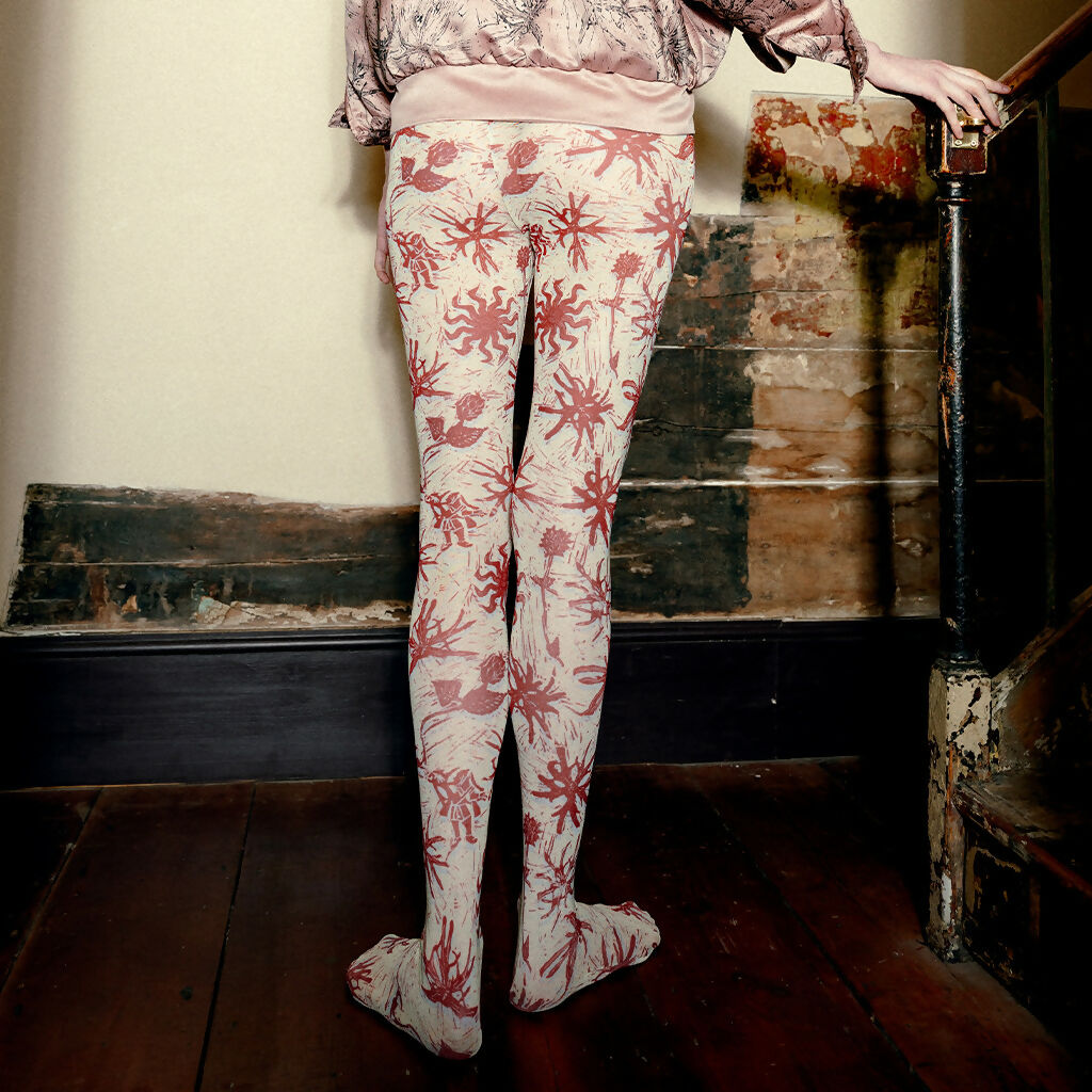 Angelica Tights, Vibrant Floral Colourway Roylance