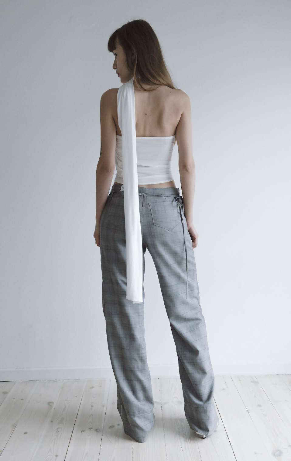 Grey wool pants Mautou
