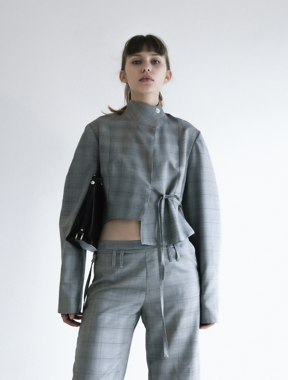 Grey wool jacket Mautou