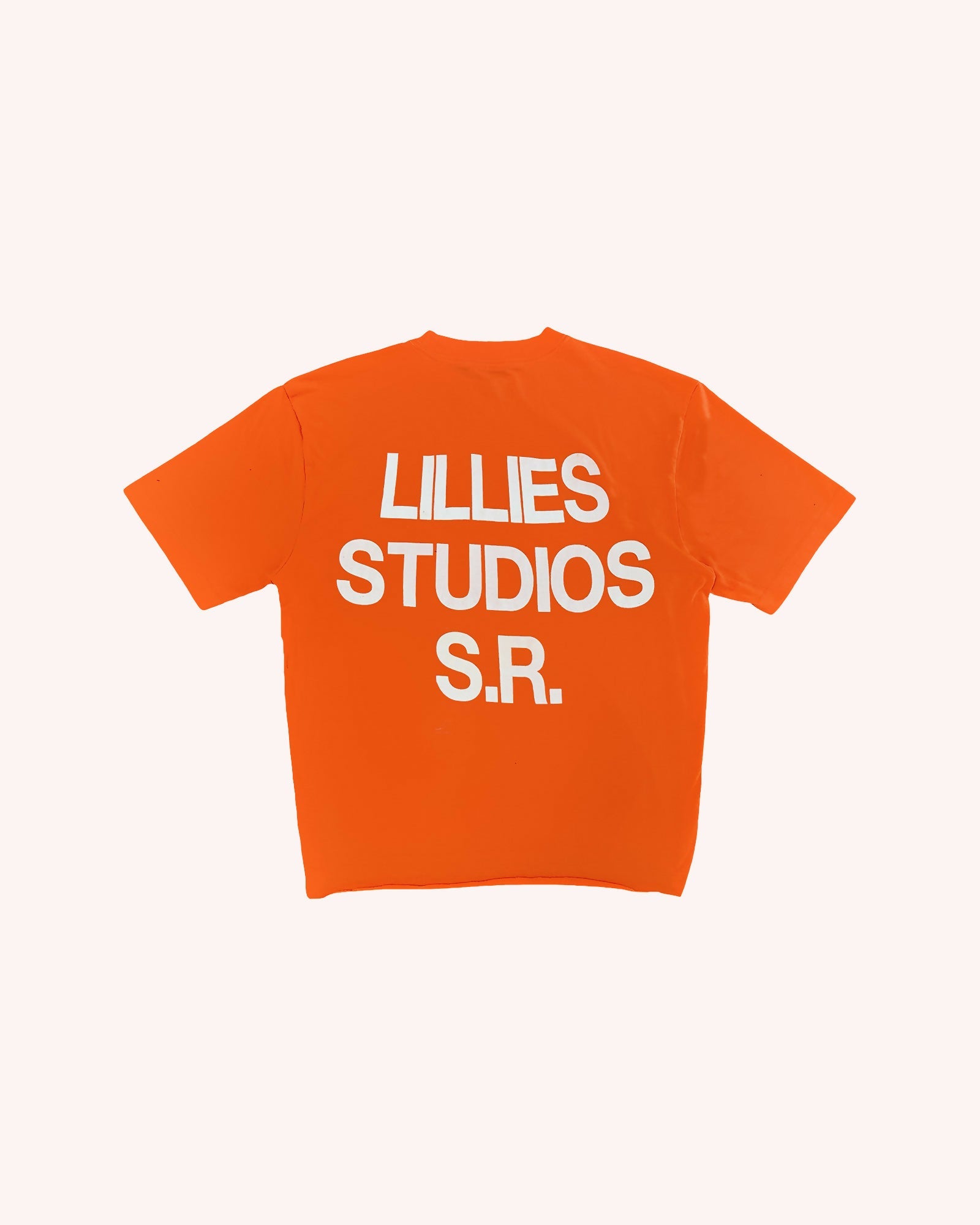Recycled Vintage Workwear Tee Orange Studio Stars