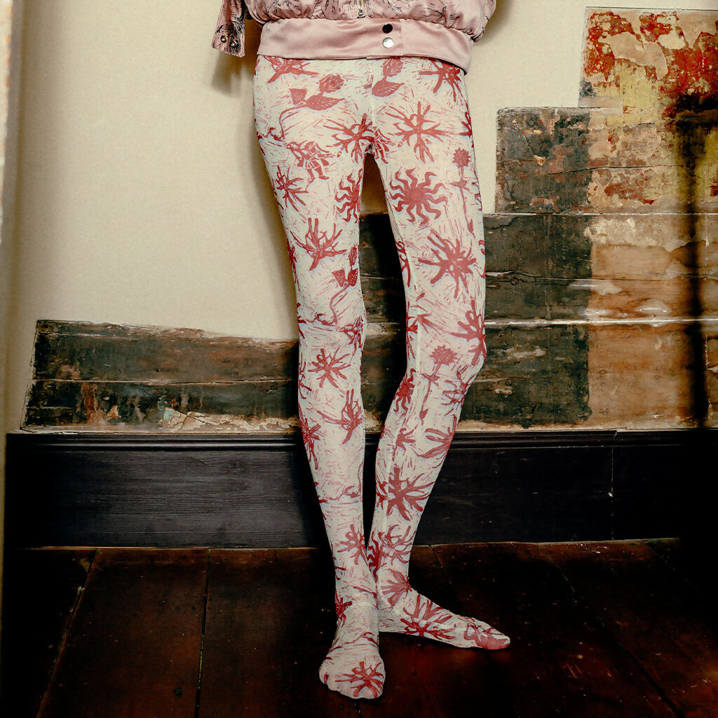 Angelica Tights, Vibrant Floral Colourway Roylance