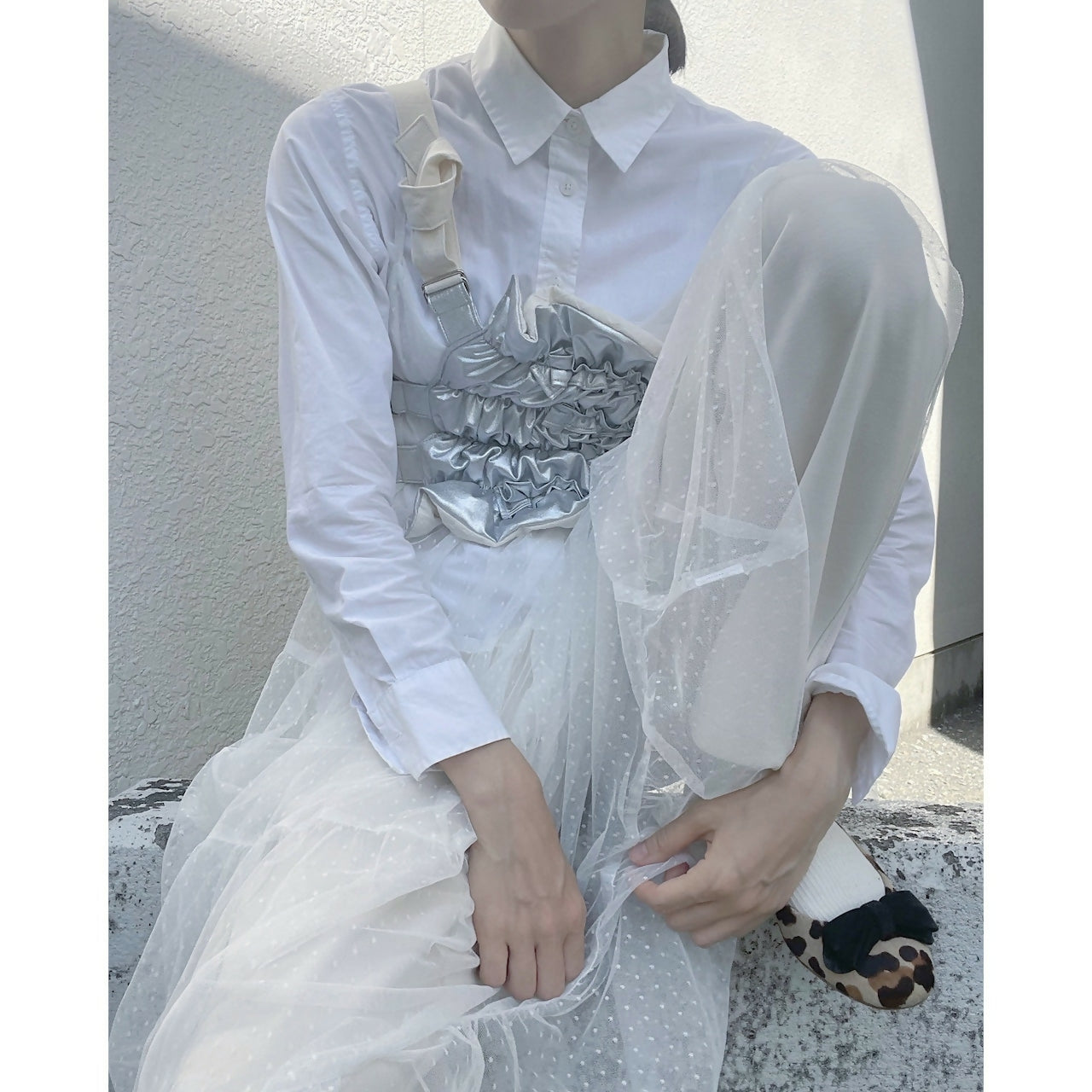 METALLIC COLLAGE TOPS Keiyamaguchi works