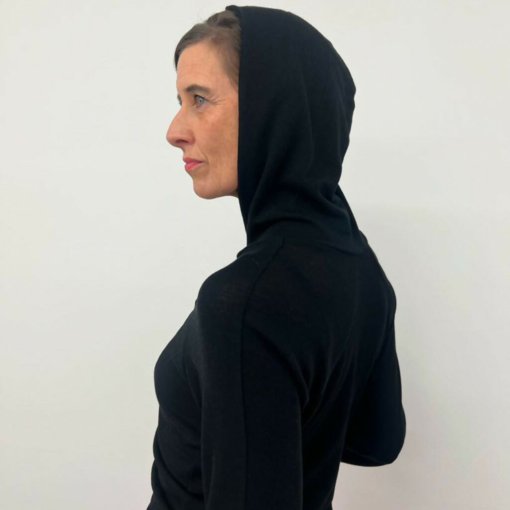 No1 WOOL HOODIE (BLACK) SABOT