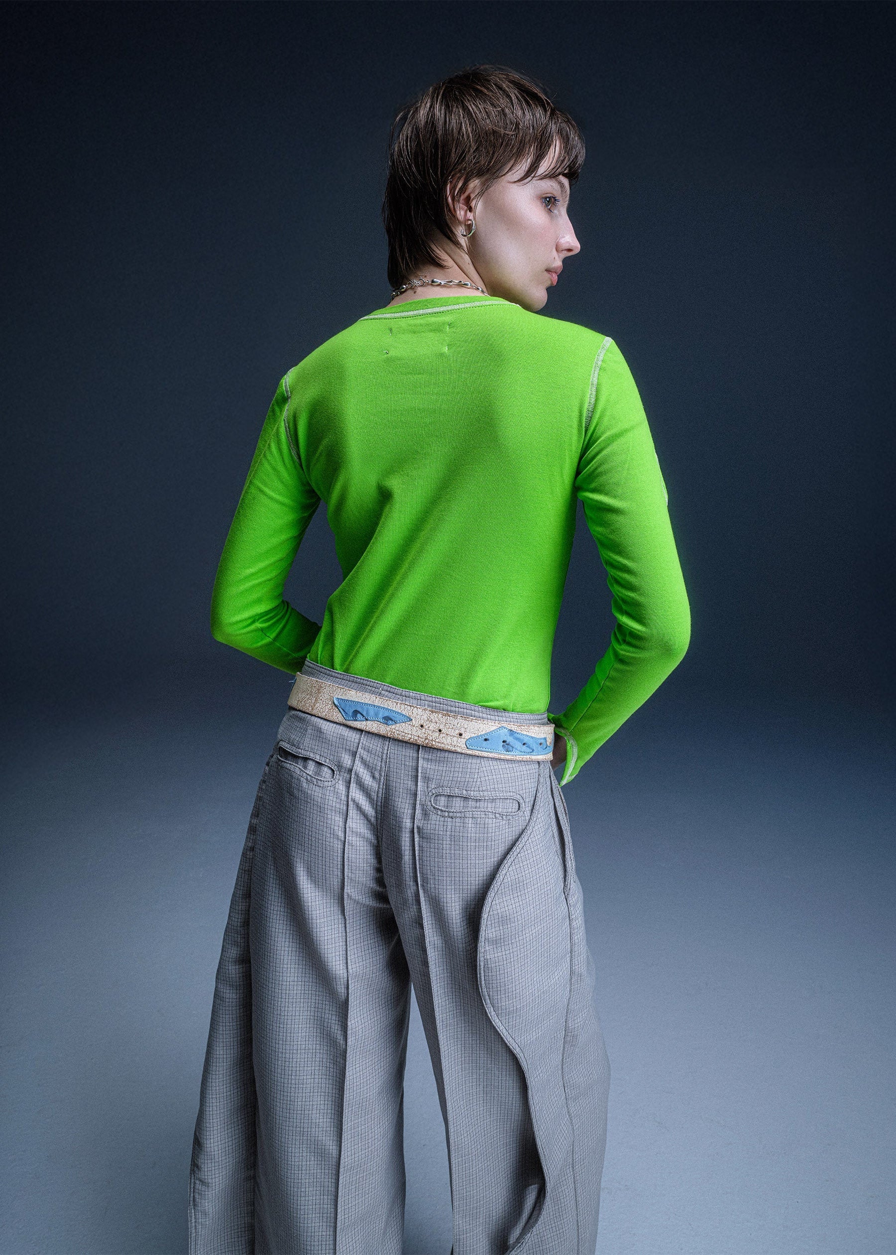 Orname longsleeve electric green Studio Stars