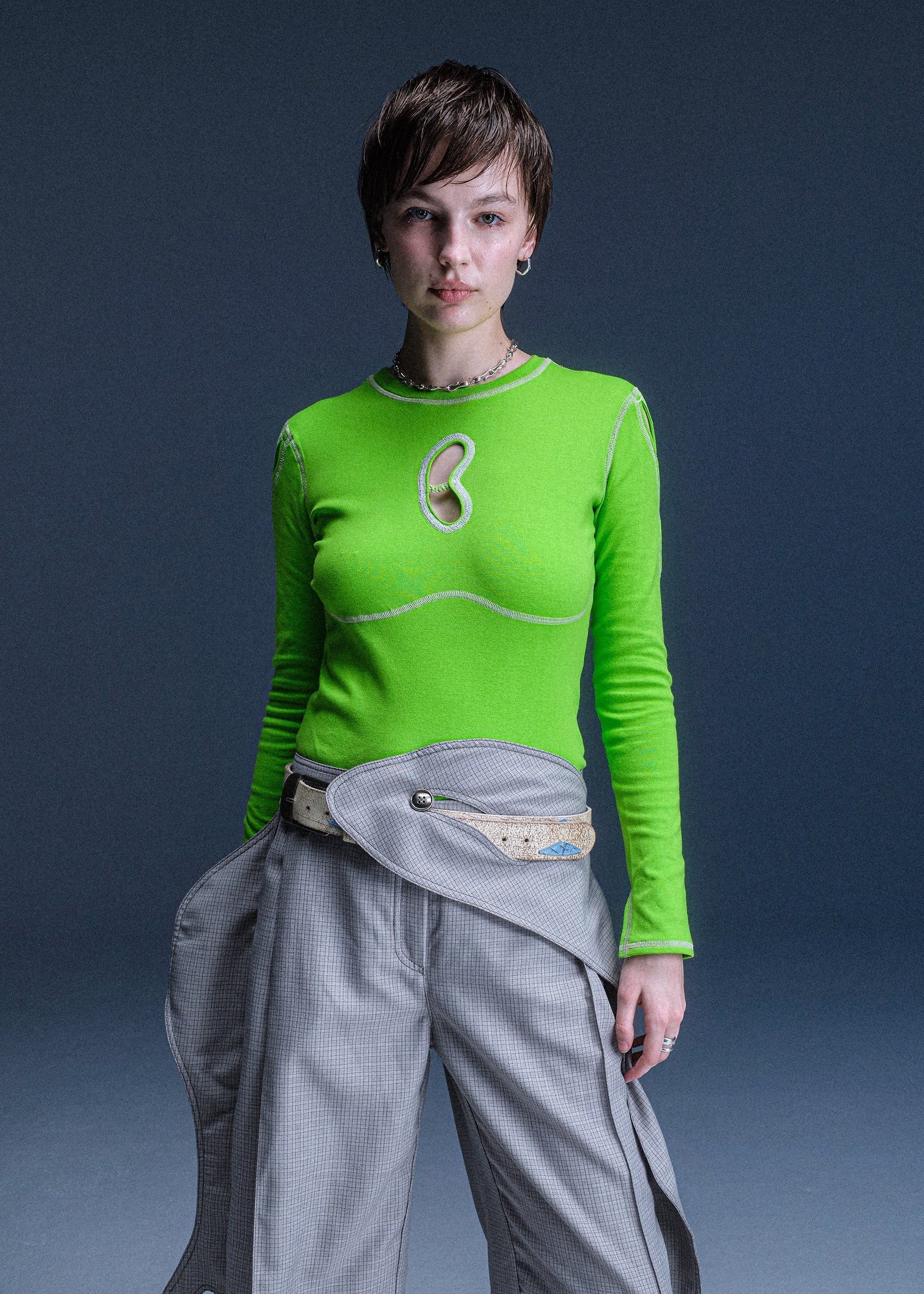 Orname longsleeve electric green Studio Stars