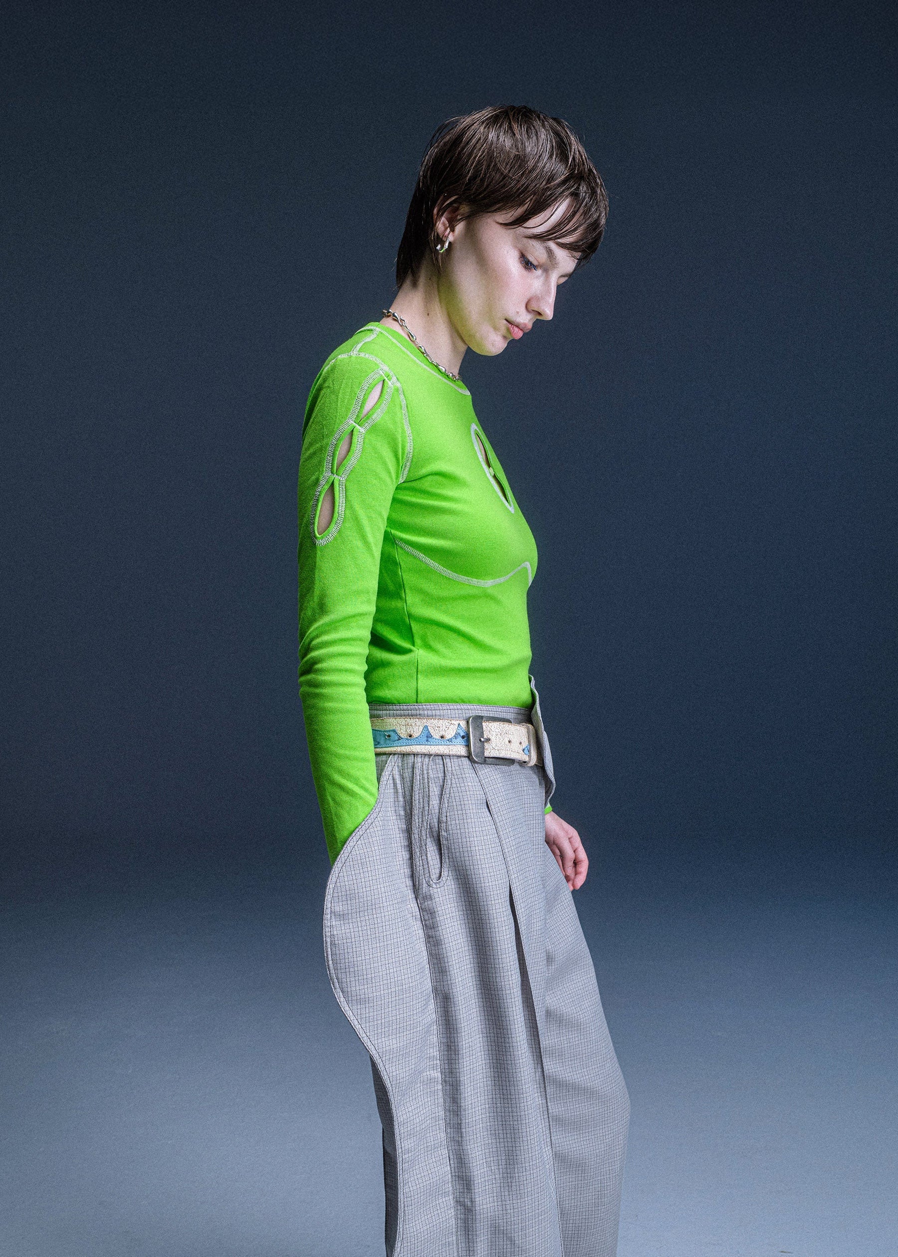 Orname longsleeve electric green Studio Stars