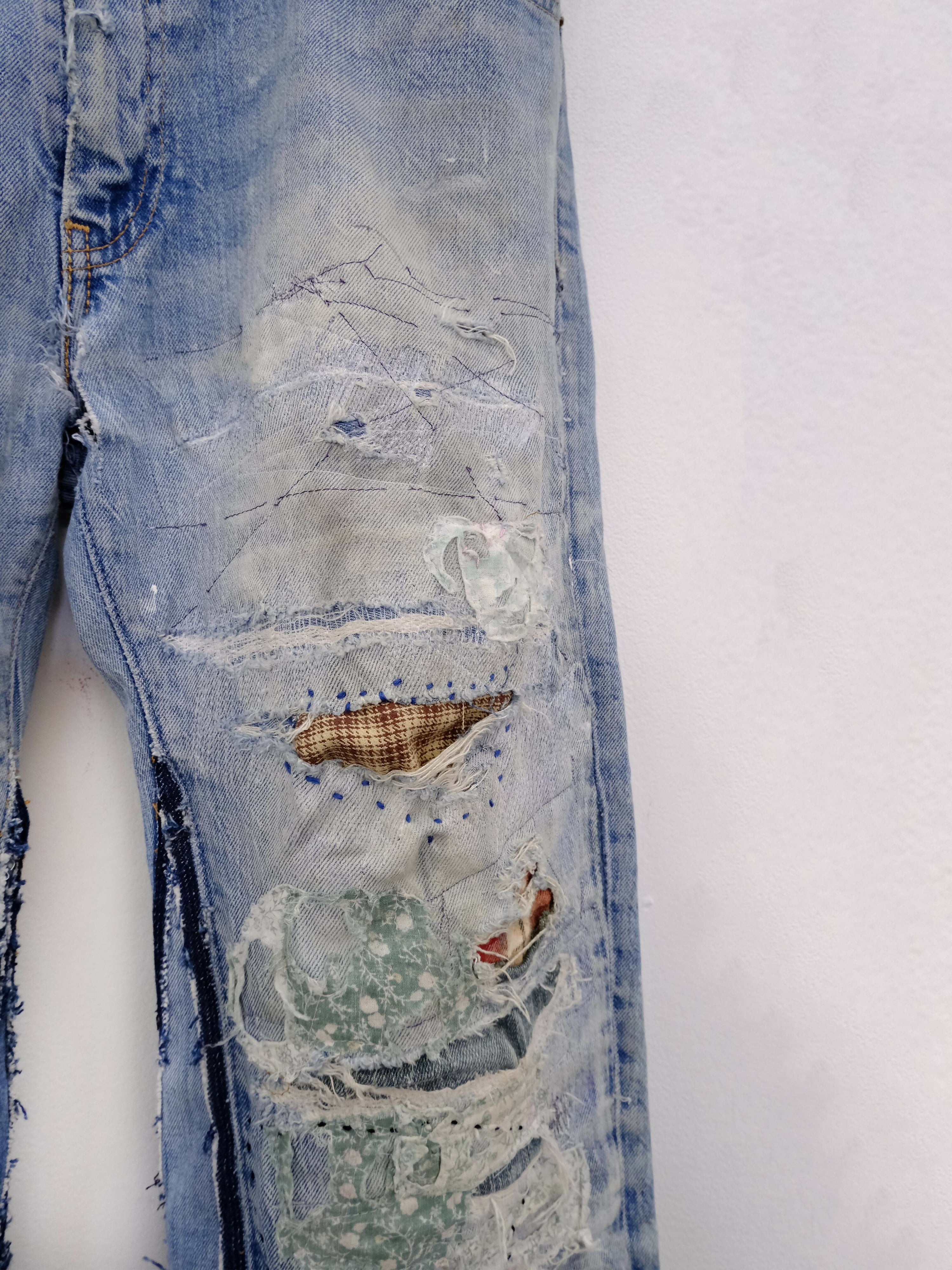 Copy of Japanese Patchwork Selvedge Denim Jeans Studio Stars