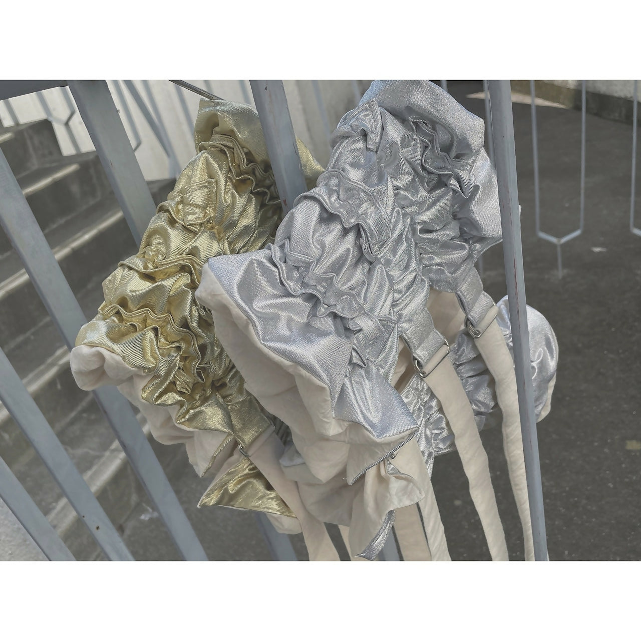 METALLIC COLLAGE TOPS Keiyamaguchi works