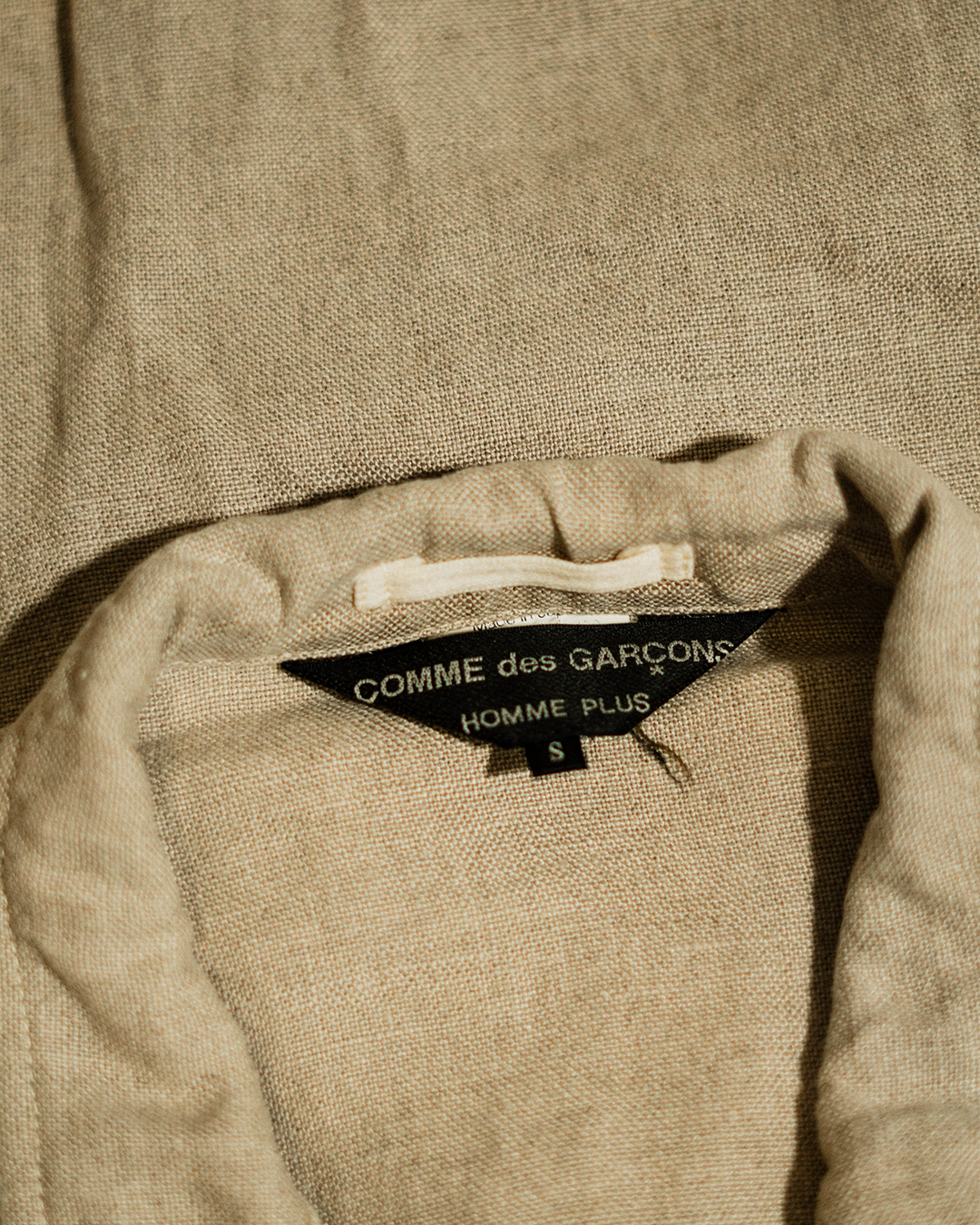 CDG linen blazer 2012 Before Midnight Vintage